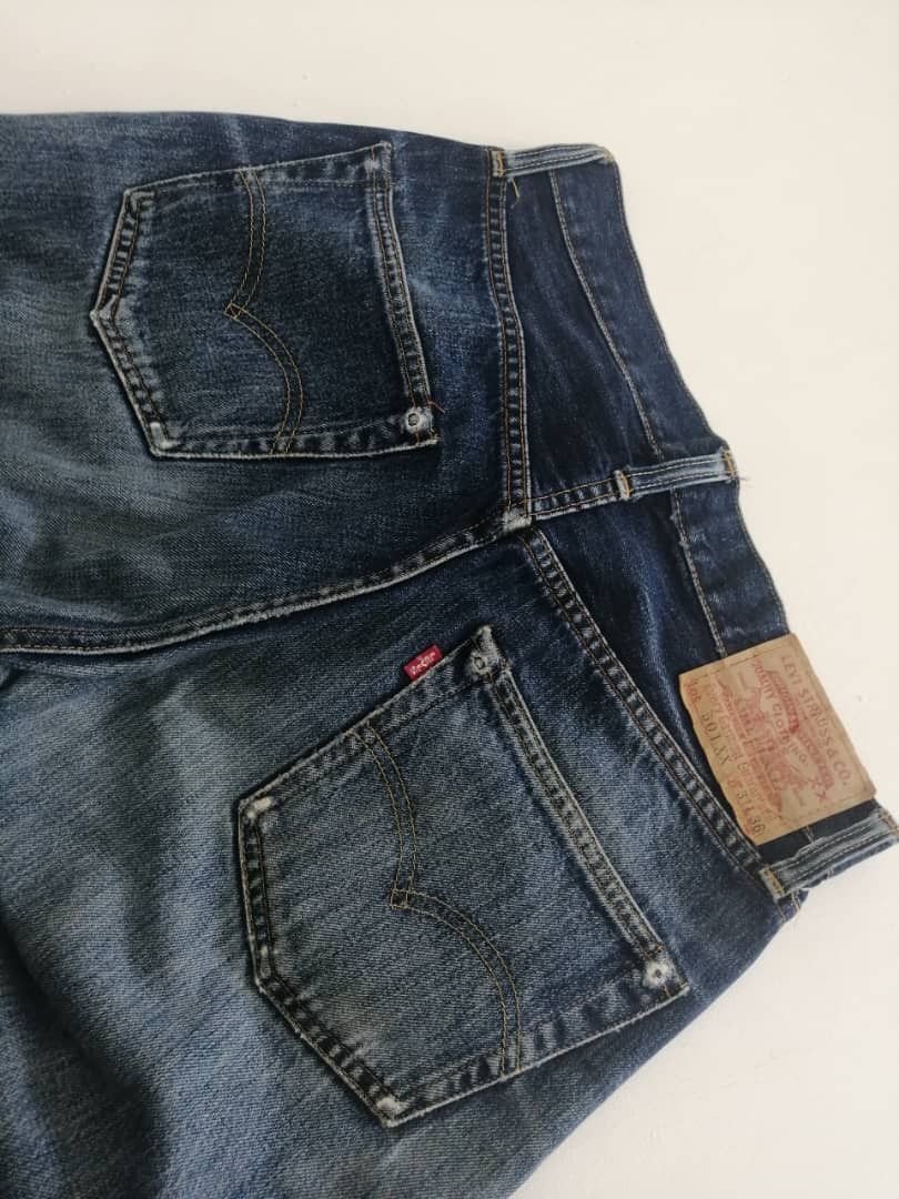 Levi's Vintage Clothing RARE🔥Vintage Redline Levi's 501xx Big-E Selvedge Distressed Size US 30 / EU 46 - 19 Thumbnail