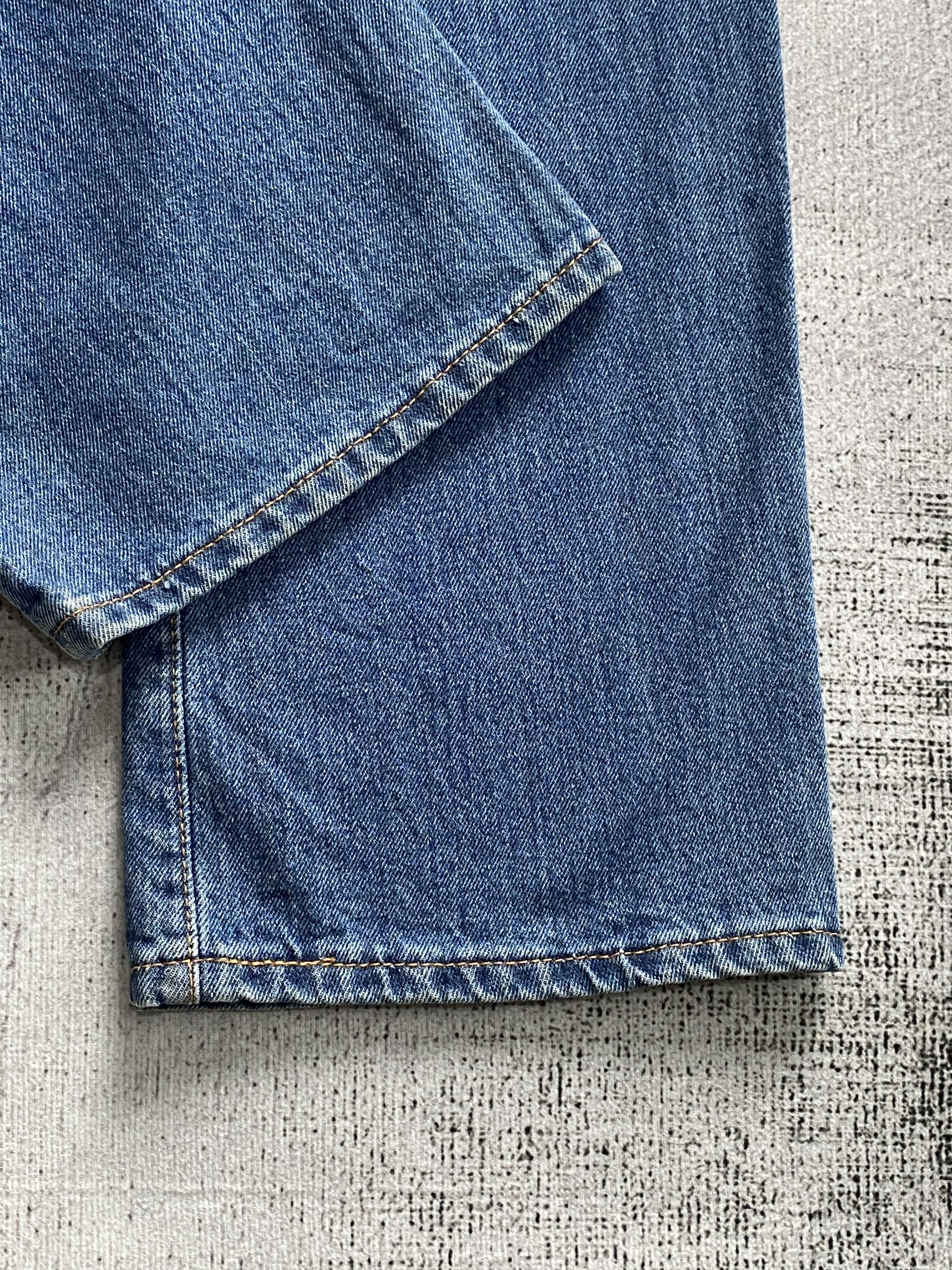 Levi's × Vintage Levi's 517 Flare Bootcut Jeans Blue Wash Size US 33 - 9 Thumbnail