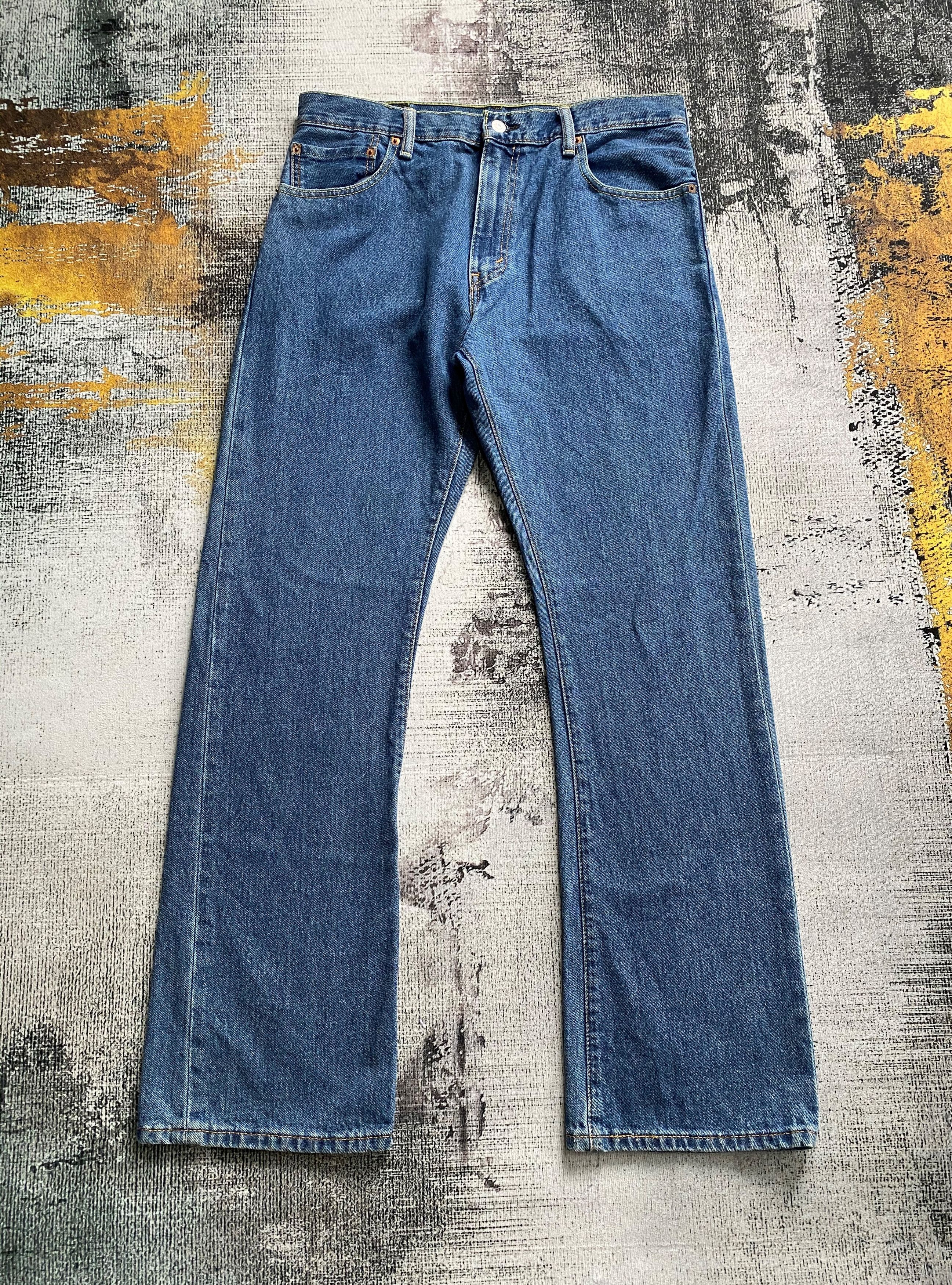 Levi's × Vintage Levi's 517 Flare Bootcut Jeans Blue Wash Size US 33 - 1 Thumbnail