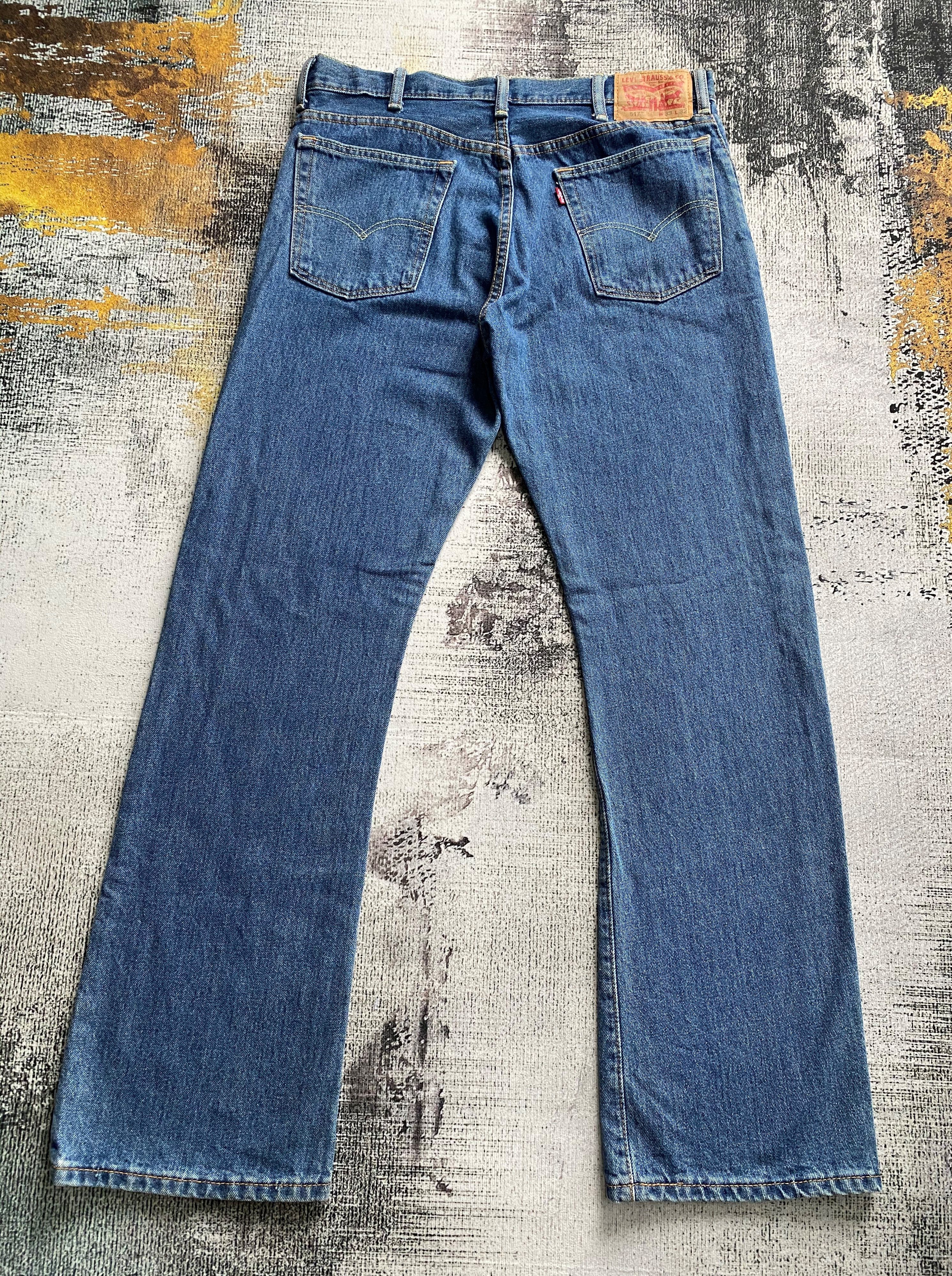 Levi's × Vintage Levi's 517 Flare Bootcut Jeans Blue Wash Size US 33 - 6 Thumbnail