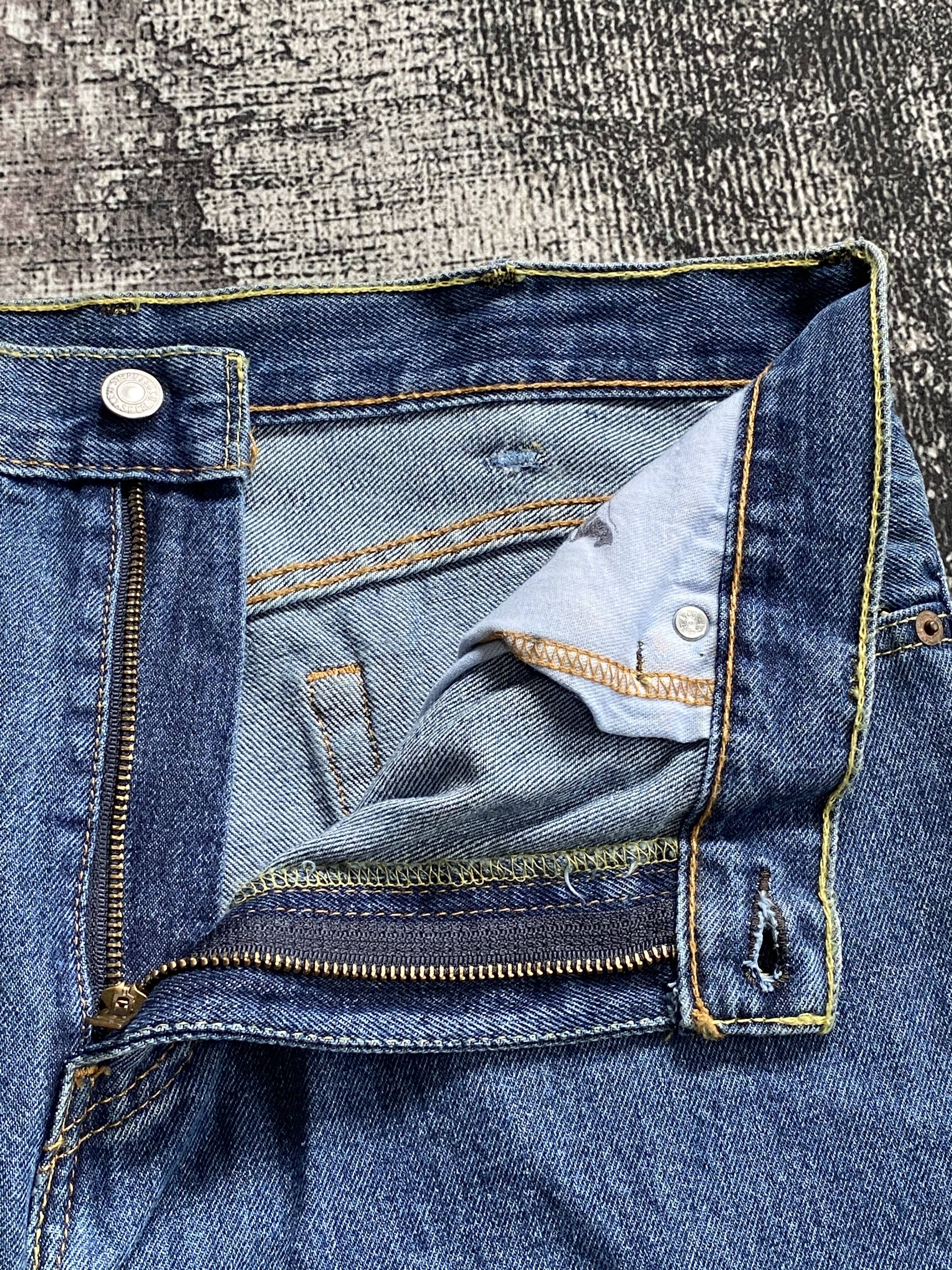 Levi's × Vintage Levi's 517 Flare Bootcut Jeans Blue Wash Size US 33 - 4 Thumbnail