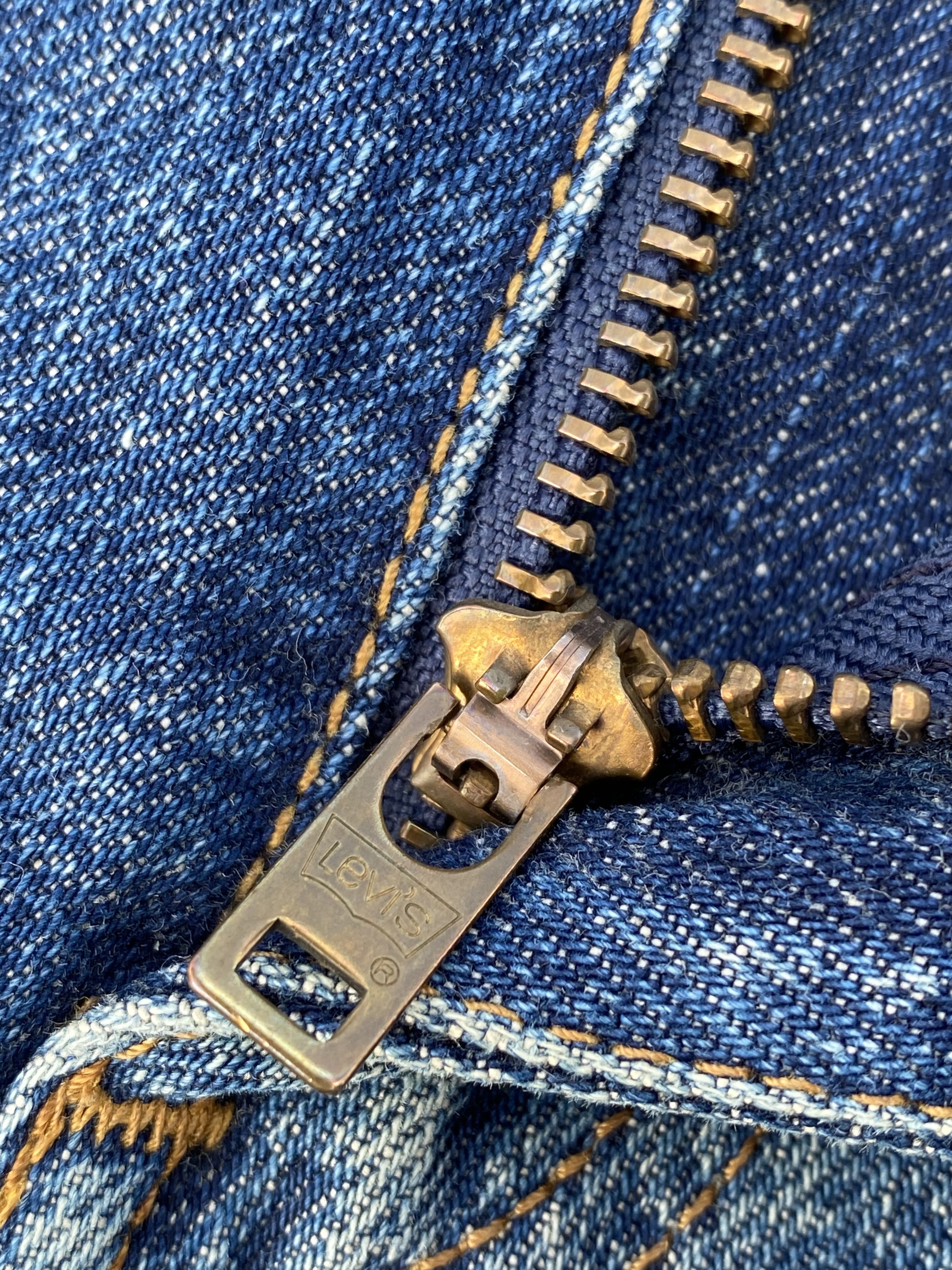 Levi's × Vintage 90s Vintage Distressed Levis 504 Redline Selvedge Jeans Size US 30 / EU 46 - 7 Thumbnail