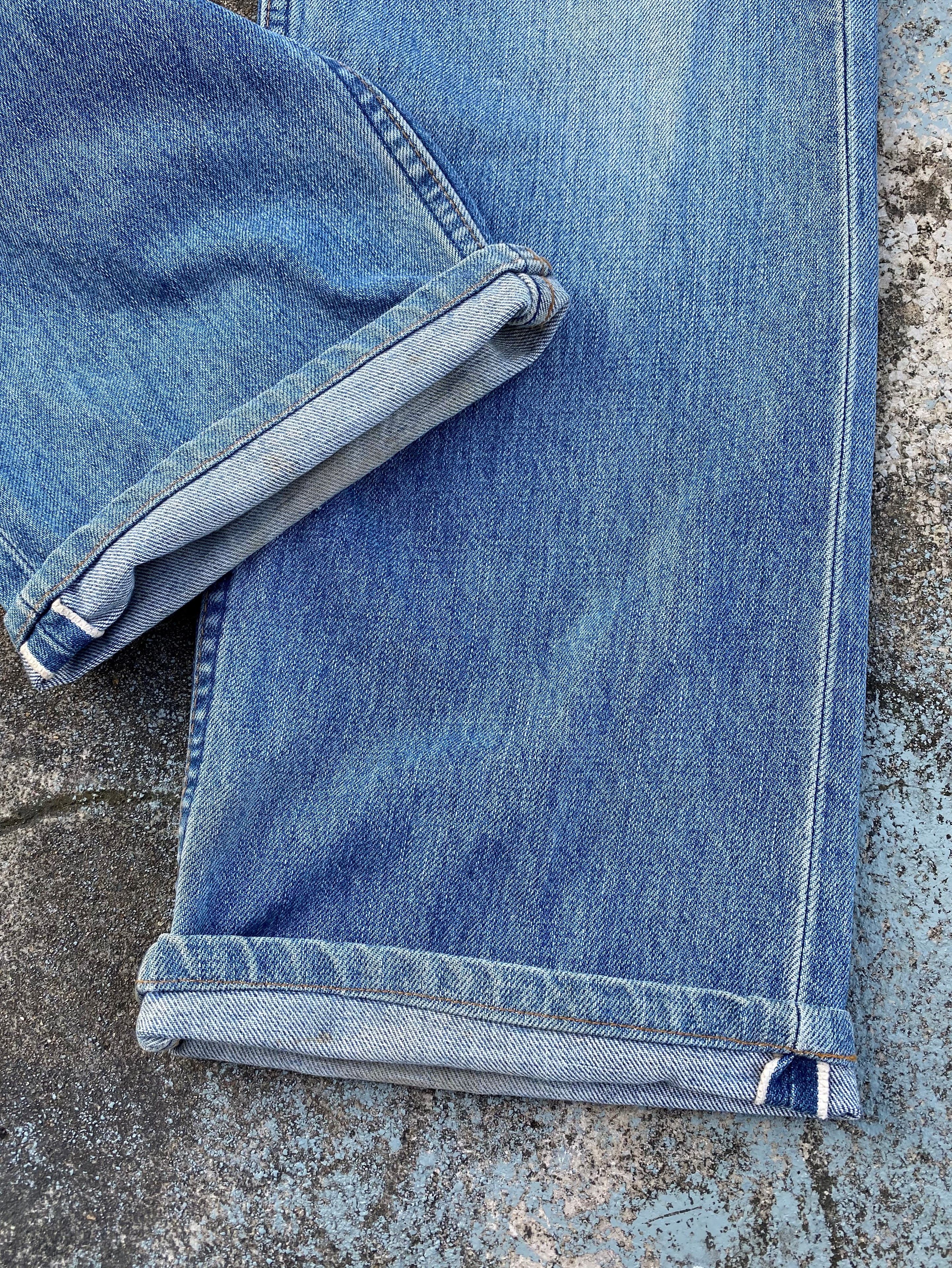 Levi's 90s Vintage Light Blue Wash Levis 503 Small E TabRedline Size US 29 - 4 Thumbnail