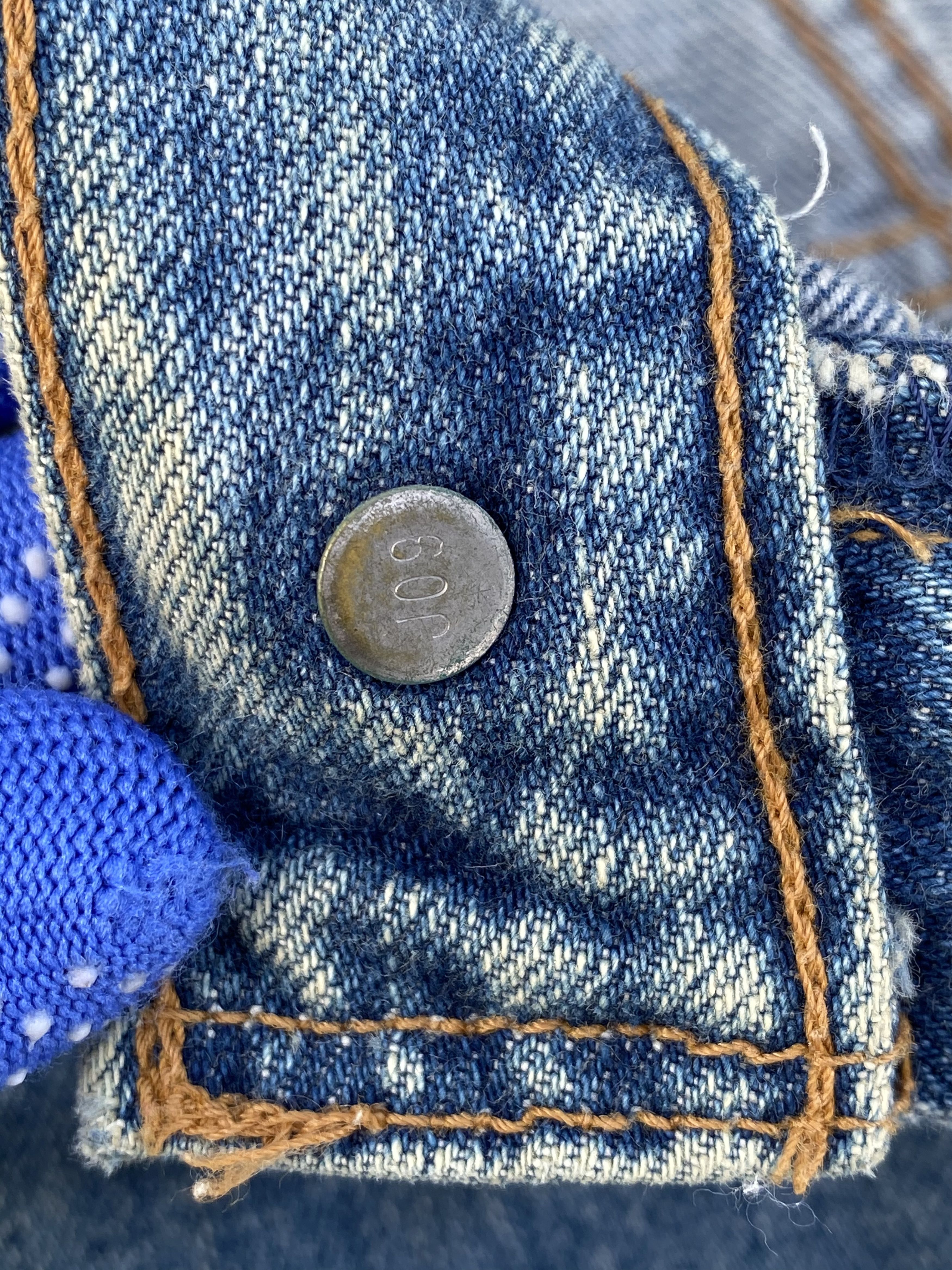 Levi's 90s Vintage Light Blue Wash Levis 503 Small E TabRedline Size US 29 - 9 Thumbnail