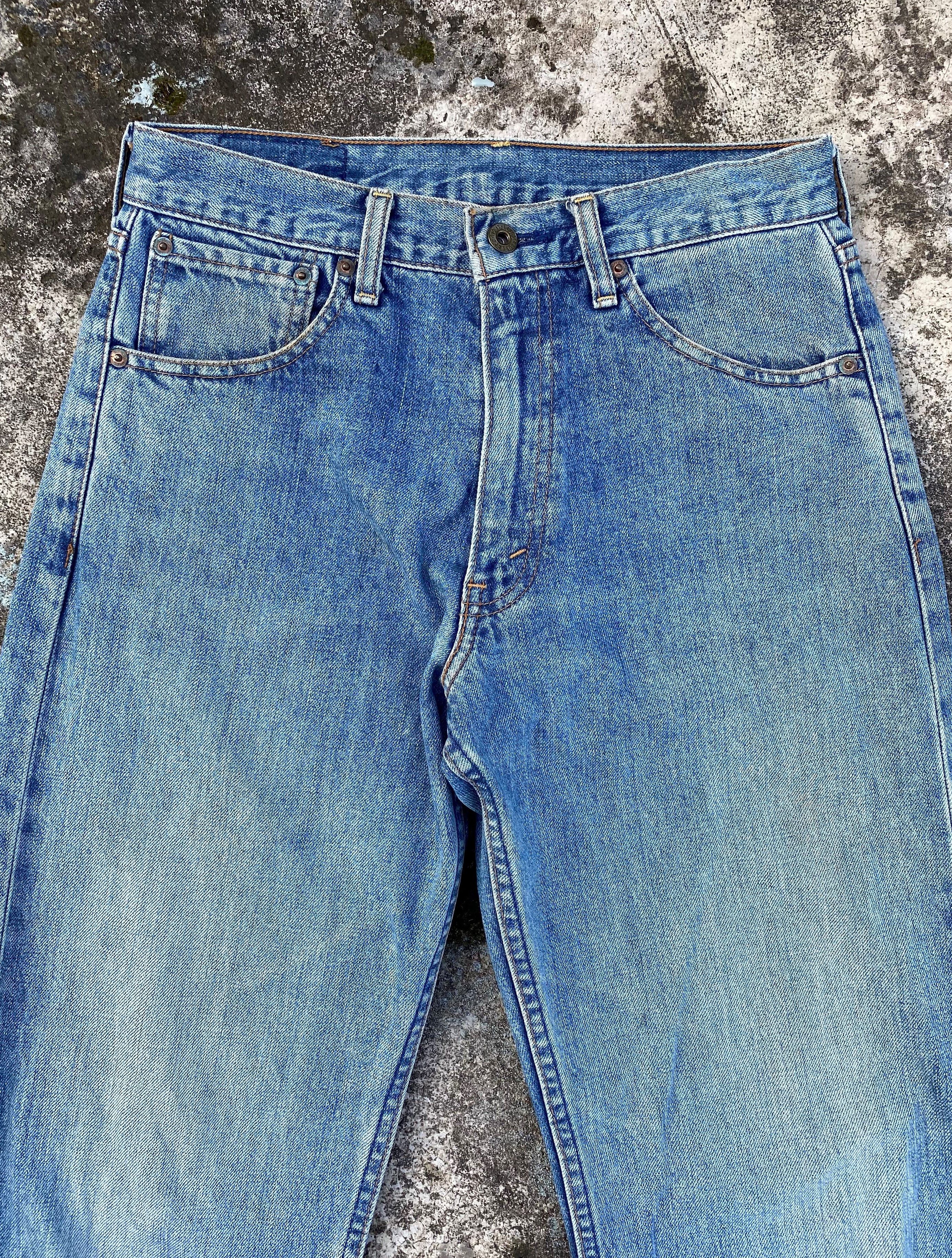 Levi's 90s Vintage Light Blue Wash Levis 503 Small E TabRedline Size US 29 - 5 Thumbnail