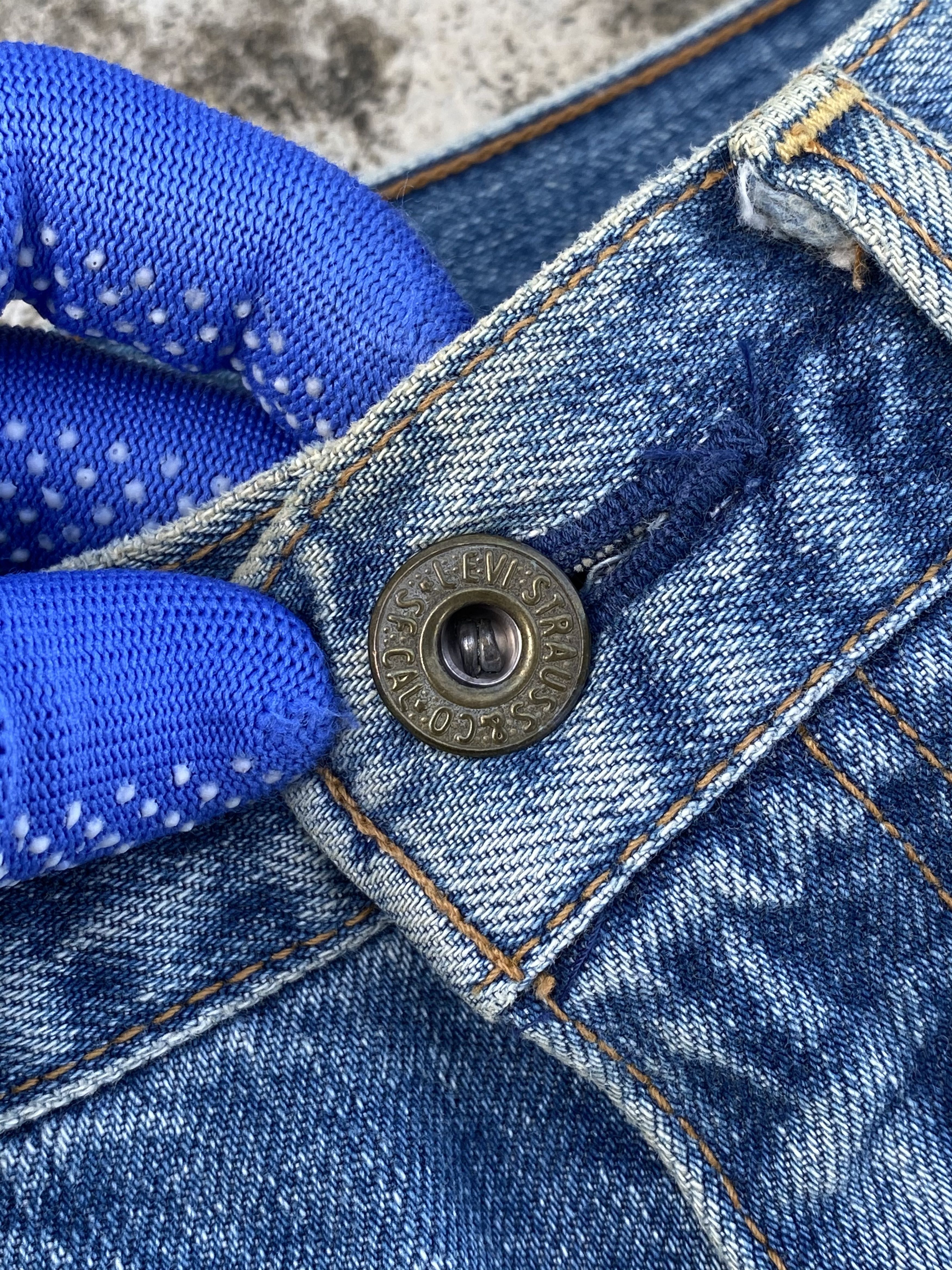 Levi's 90s Vintage Light Blue Wash Levis 503 Small E TabRedline Size US 29 - 6 Thumbnail