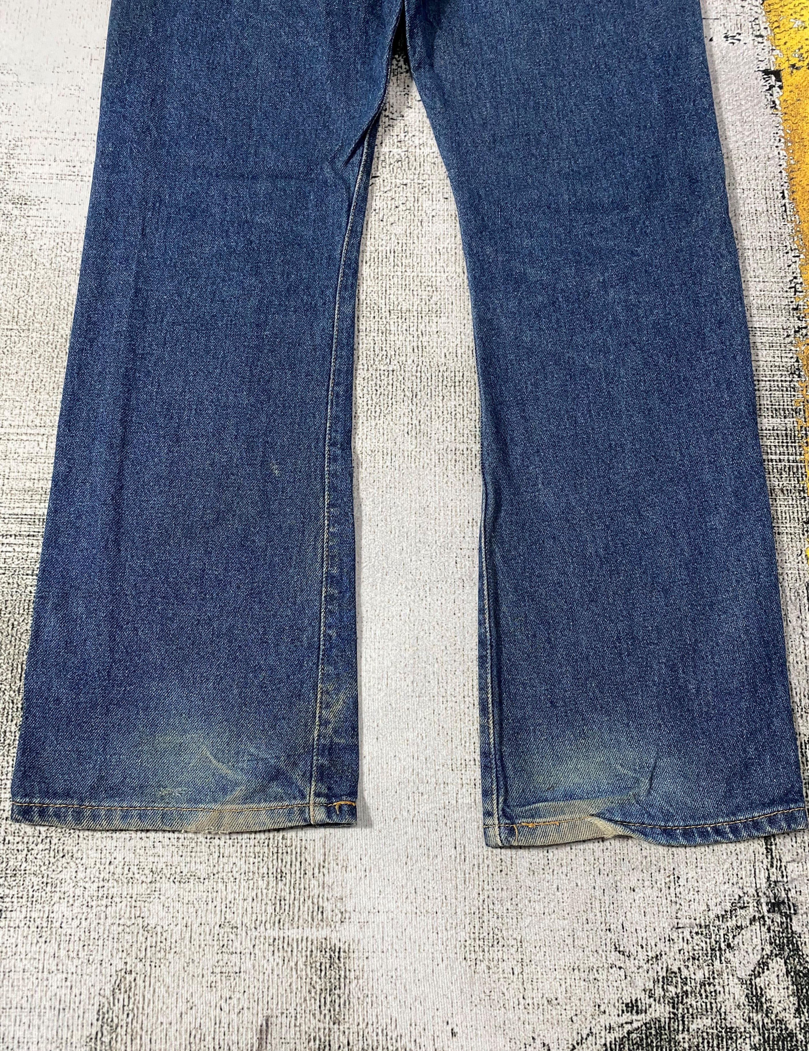 SICKS💥Levi's 517 Rusty Blue Wash Flared Bootcut