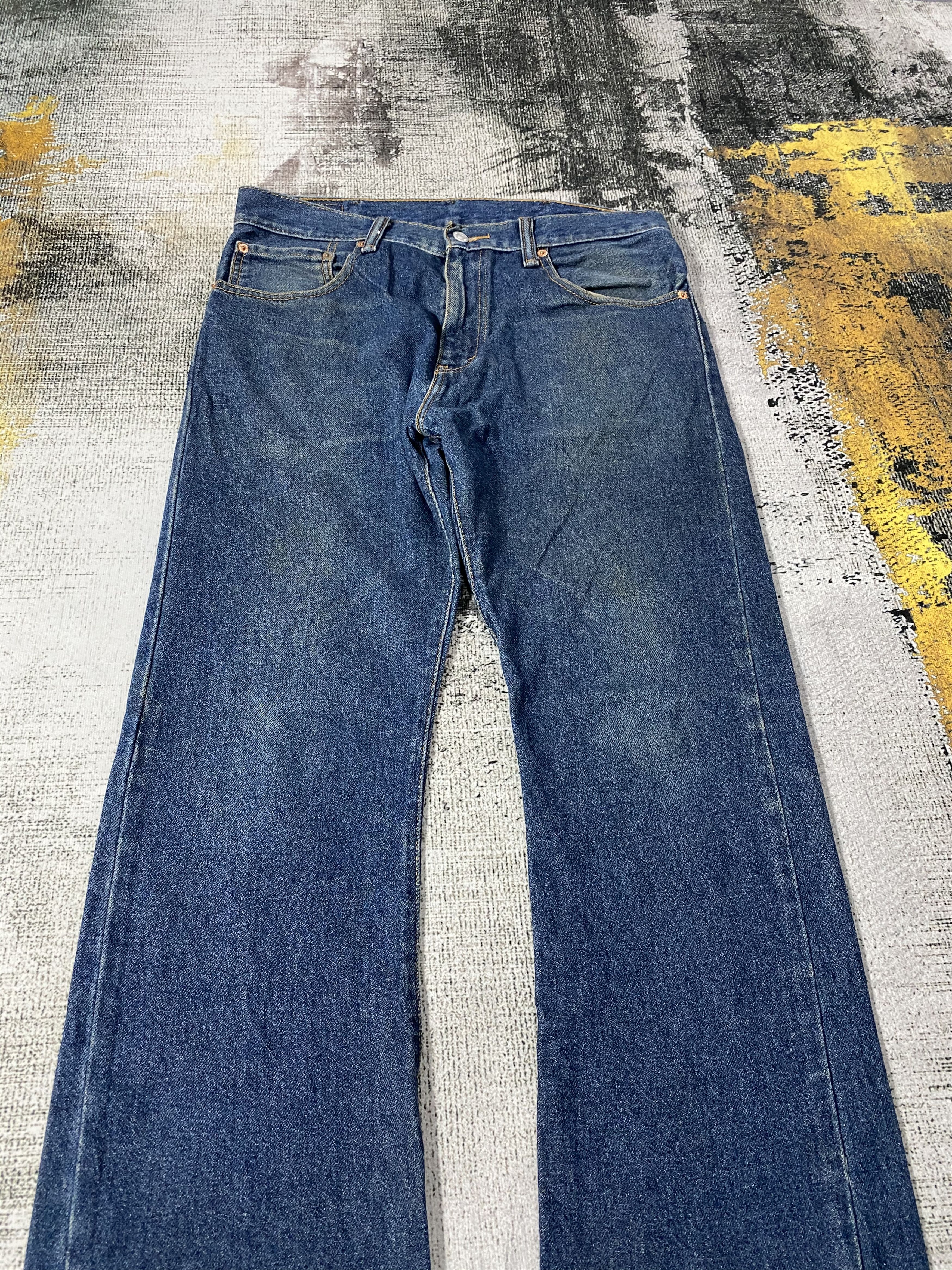 SICKS💥Levi's 517 Rusty Blue Wash Flared Bootcut
