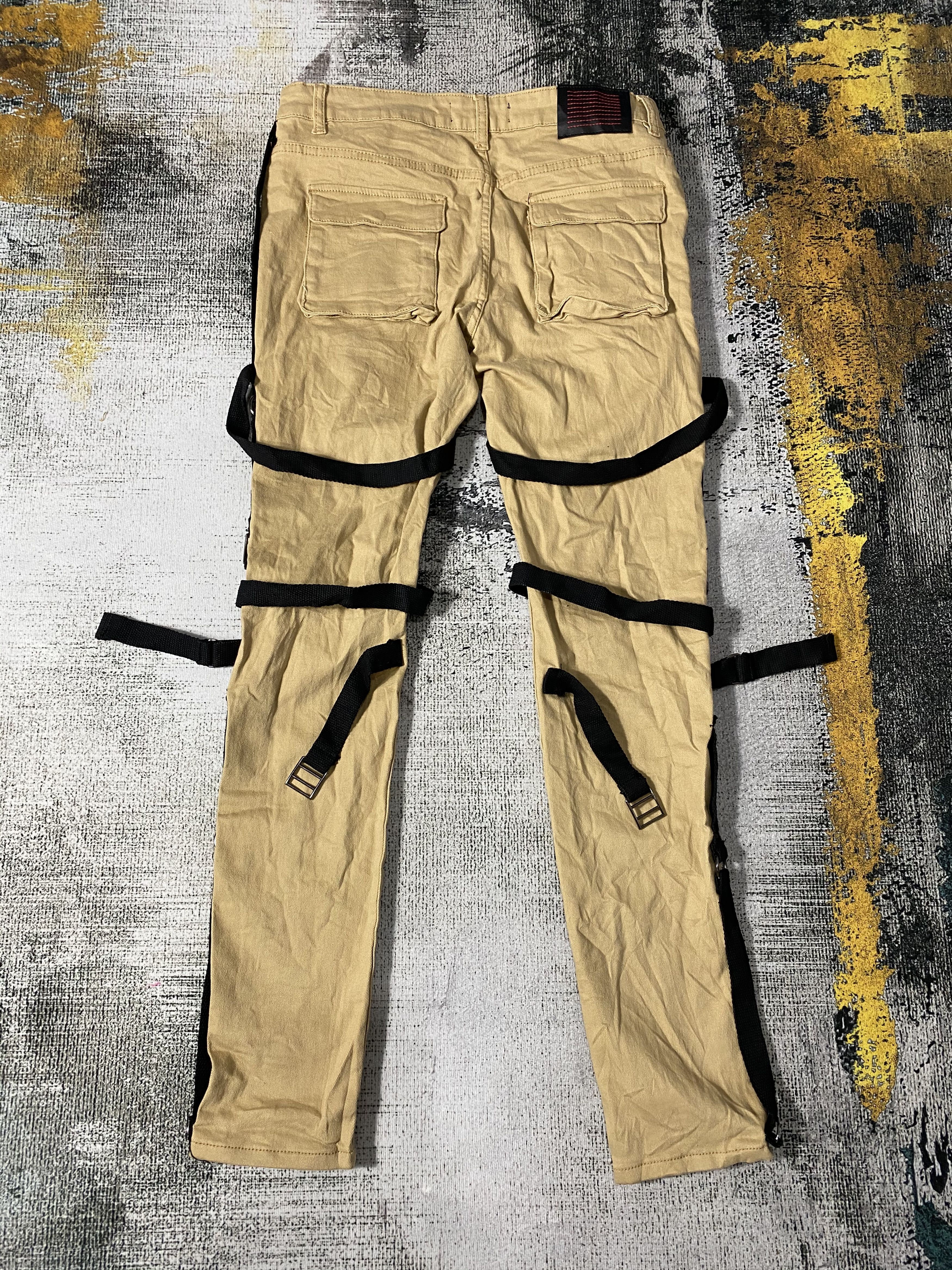 Japanese Brand Archive Bondage Punk Skinny Fit Japanese Pants Size US 34 / EU 50 - 15 Thumbnail