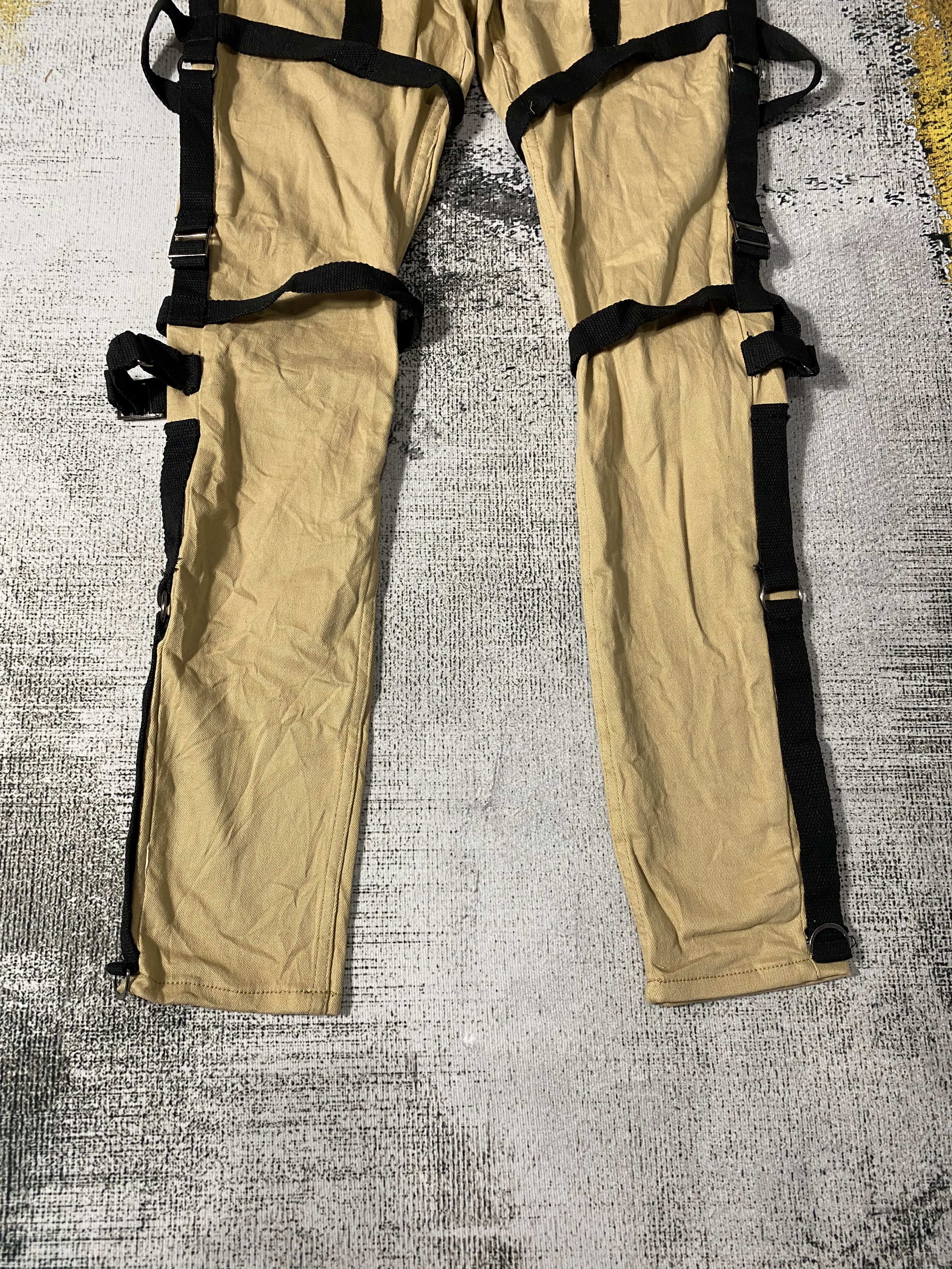 Japanese Brand Archive Bondage Punk Skinny Fit Japanese Pants Size US 34 / EU 50 - 4 Thumbnail