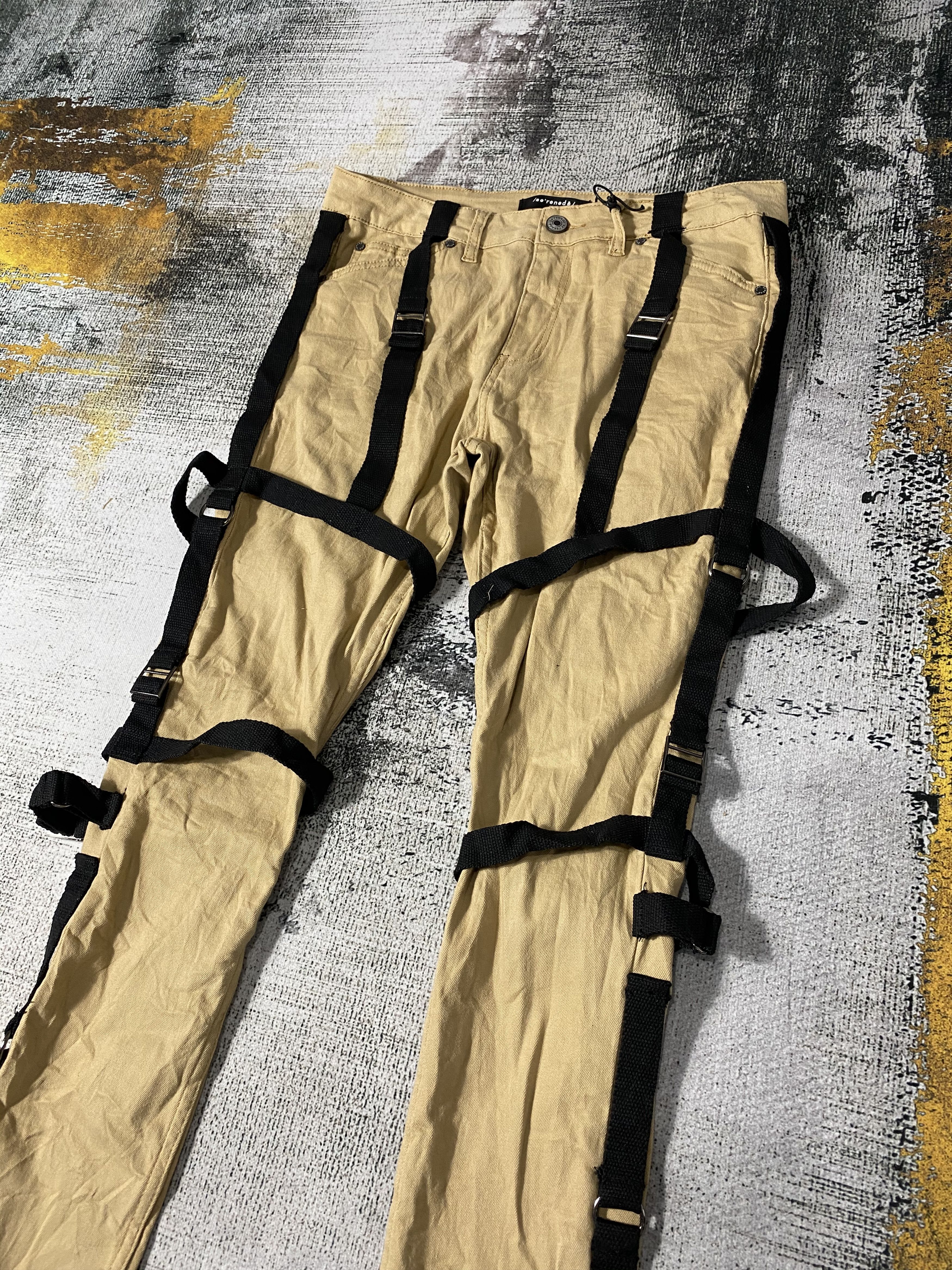 Japanese Brand Archive Bondage Punk Skinny Fit Japanese Pants Size US 34 / EU 50 - 8 Thumbnail
