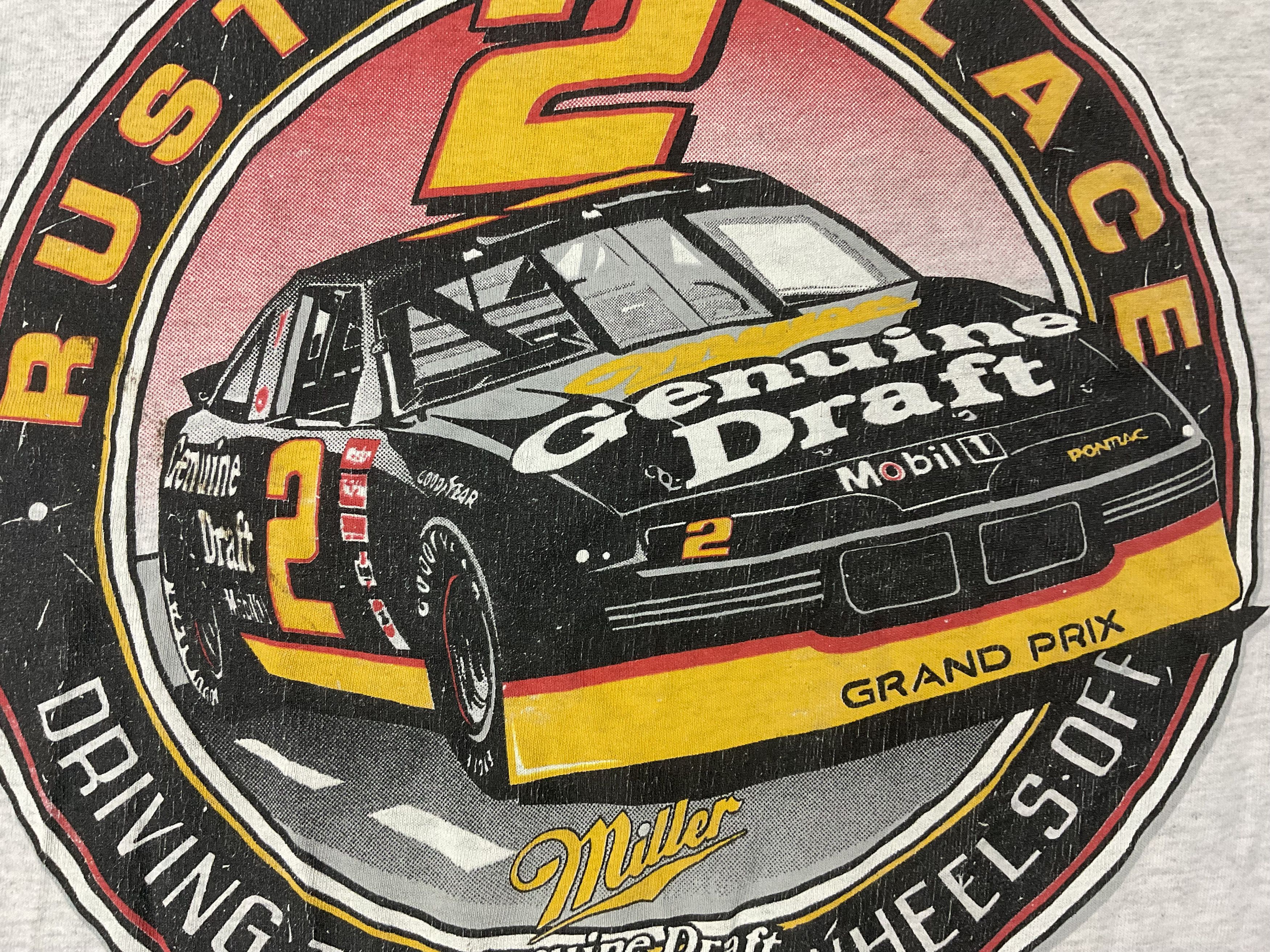 NASCAR Vintage 1993 Rusty Wallace Miller Racing NASCAR T-Shirt Size US XL / EU 56 / 4 - 4 Thumbnail