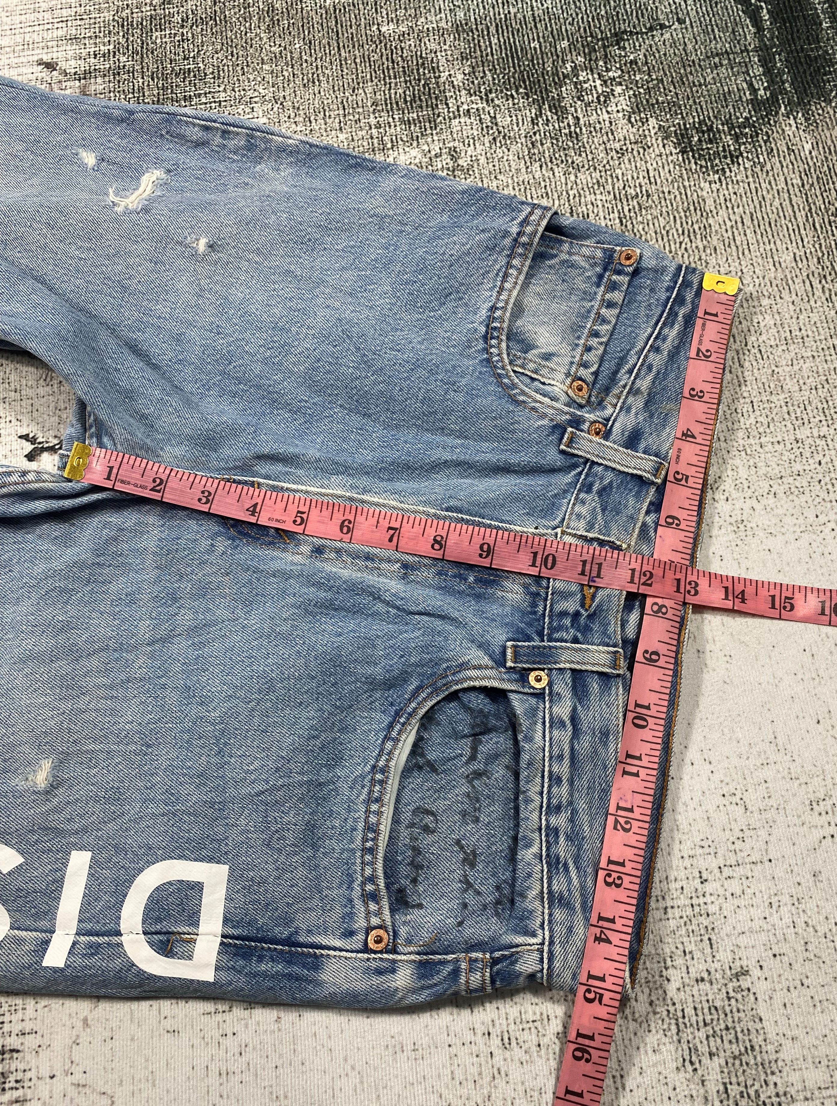 5351 POUR LES HOMMES RARE🔥5351 Pour Les Hommes Released Hem Distressed Denim Size US 30 / EU 46 - 18 Thumbnail