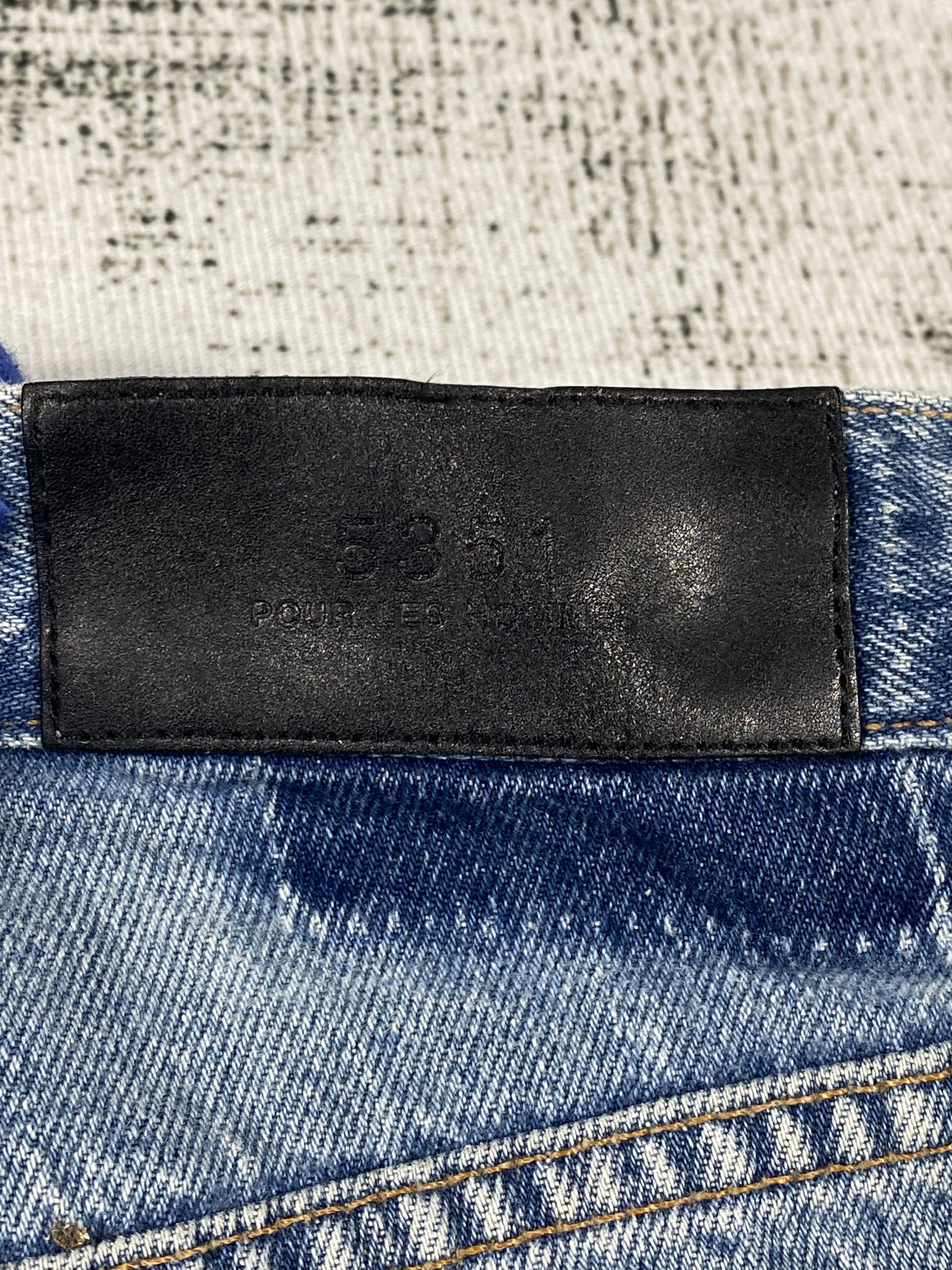 5351 POUR LES HOMMES RARE🔥5351 Pour Les Hommes Released Hem Distressed Denim Size US 30 / EU 46 - 15 Thumbnail