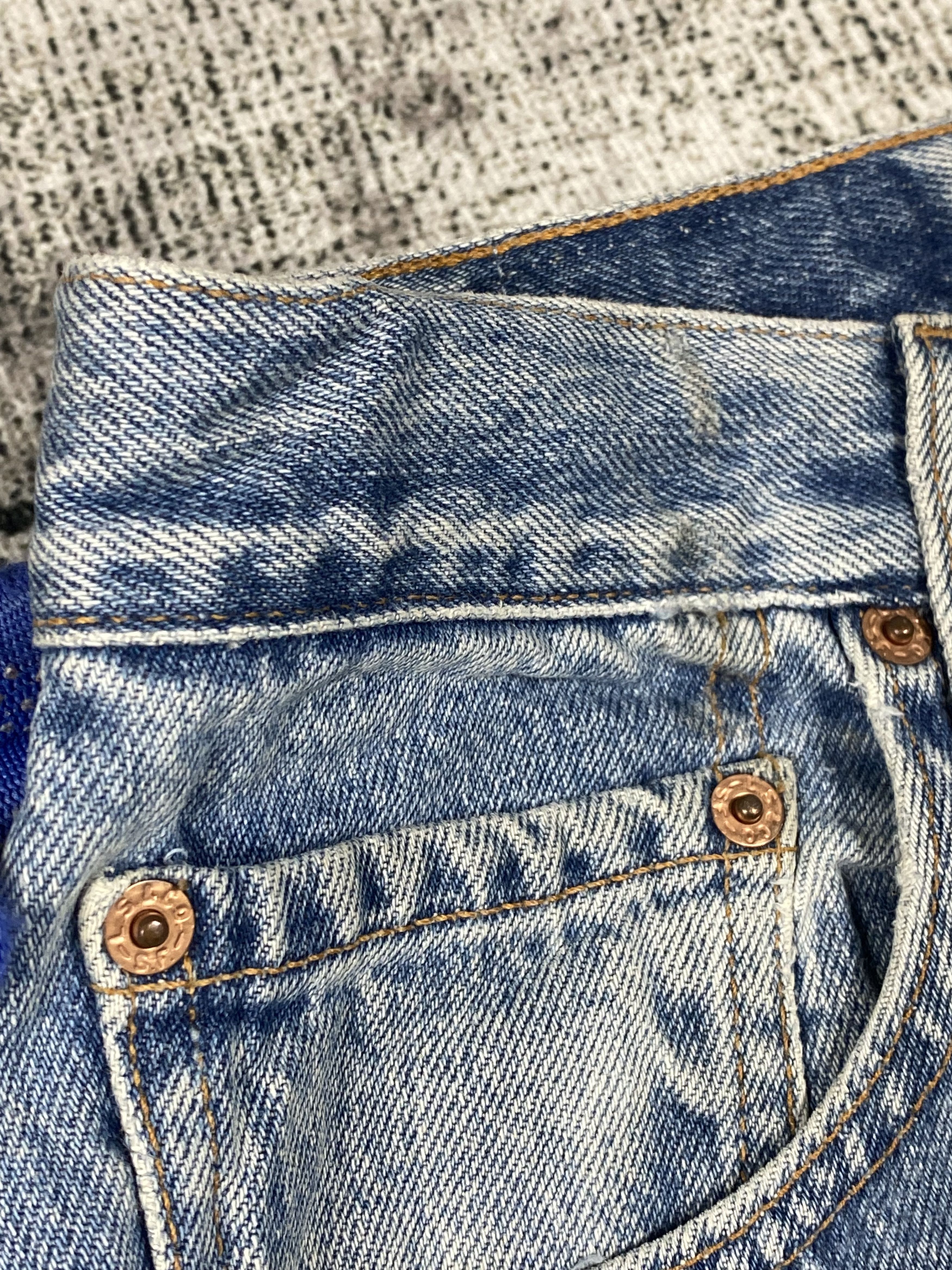 5351 POUR LES HOMMES RARE🔥5351 Pour Les Hommes Released Hem Distressed Denim Size US 30 / EU 46 - 9 Thumbnail