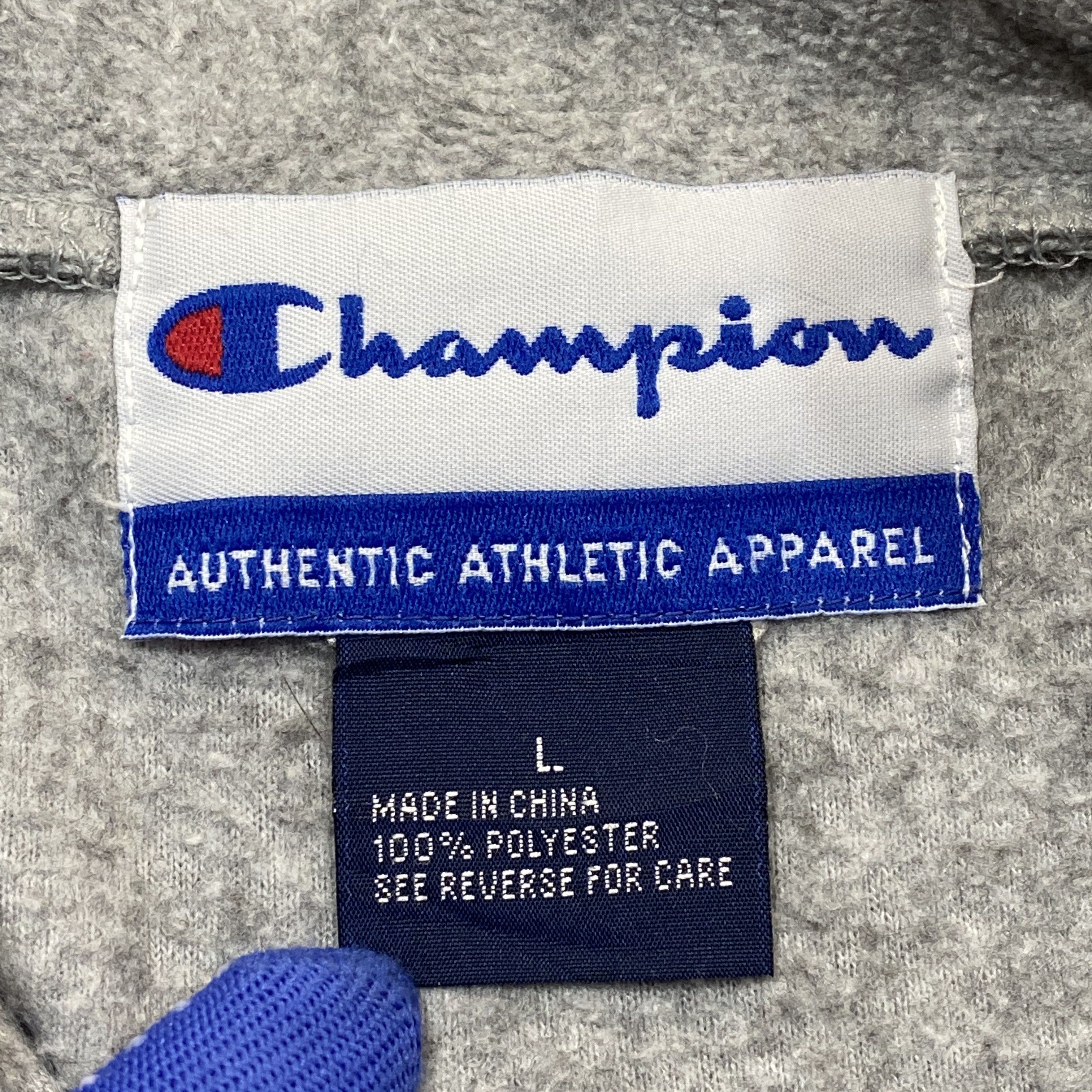 Champion × Vintage Vintage Champion Pull Over Fleece Sweatshirts Size US L / EU 52-54 / 3 - 5 Thumbnail