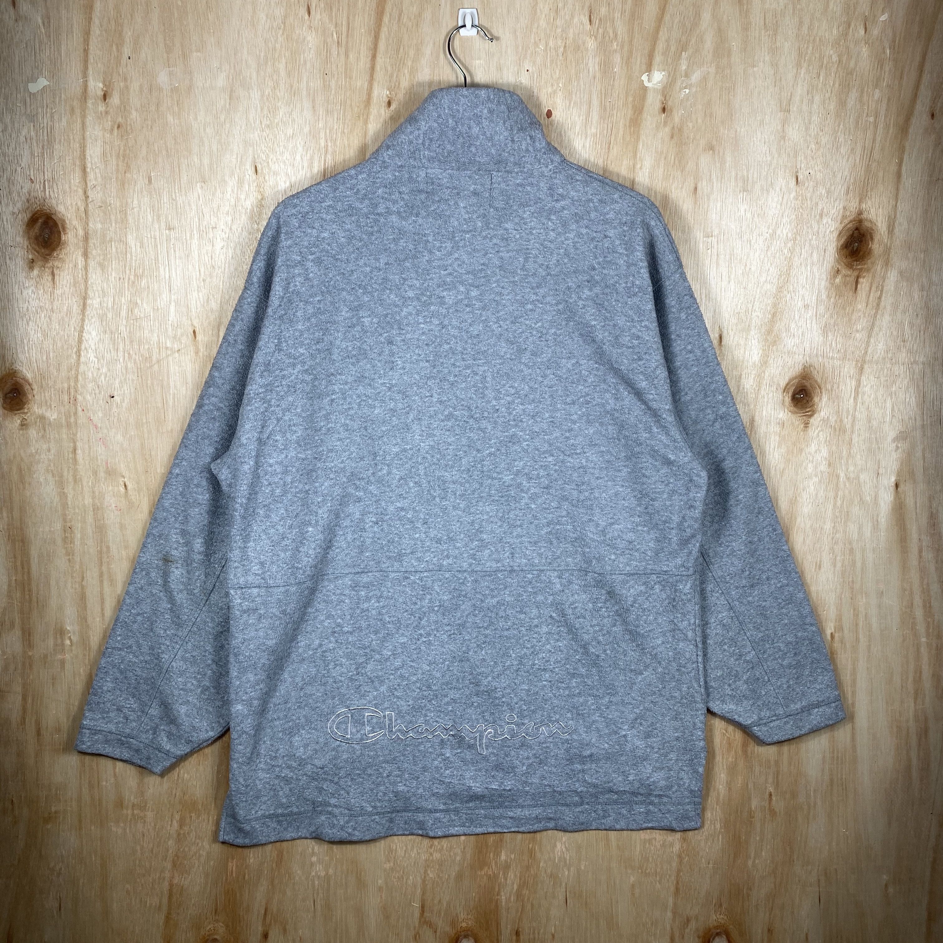 Champion × Vintage Vintage Champion Pull Over Fleece Sweatshirts Size US L / EU 52-54 / 3 - 2 Thumbnail