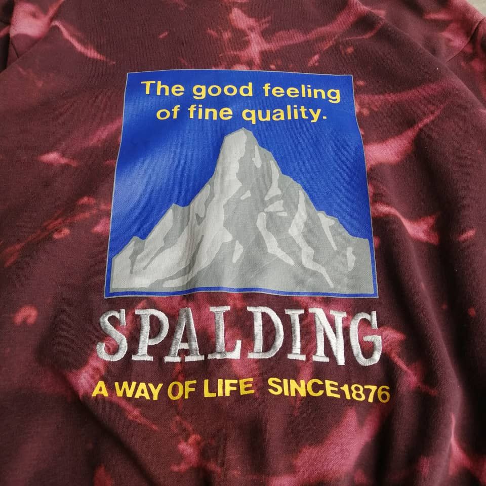 Spalding Spalding Custom Hand Bleached Tie Dye Sweatshirt Size US M / EU 48-50 / 2 - 4 Thumbnail