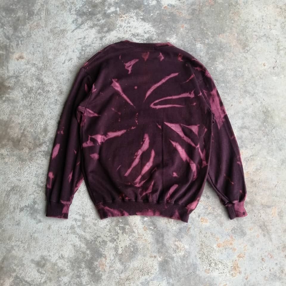 Spalding Spalding Custom Hand Bleached Tie Dye Sweatshirt Size US M / EU 48-50 / 2 - 2 Thumbnail