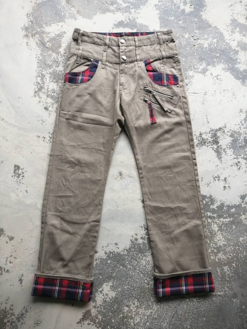 Japanese Brand Japanese Spinash Double Waist Multi Pockets Pants Size US 32 / EU 48 - 1 Thumbnail