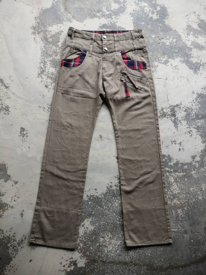 Japanese Brand Japanese Spinash Double Waist Multi Pockets Pants Size US 32 / EU 48 - 2 Thumbnail