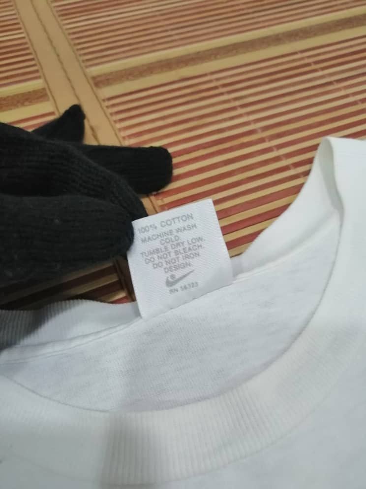 Nike × Vintage Vintage 90s Nike Tees Jordan Made in USA Size US M / EU 48-50 / 2 - 6 Thumbnail