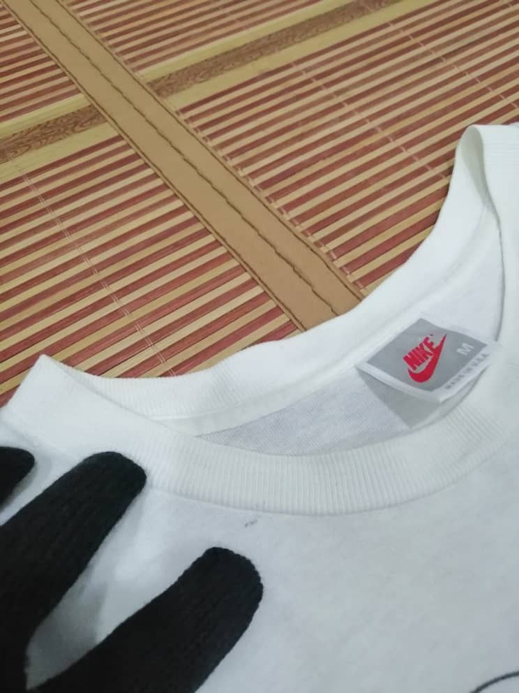 Nike × Vintage Vintage 90s Nike Tees Jordan Made in USA Size US M / EU 48-50 / 2 - 7 Thumbnail