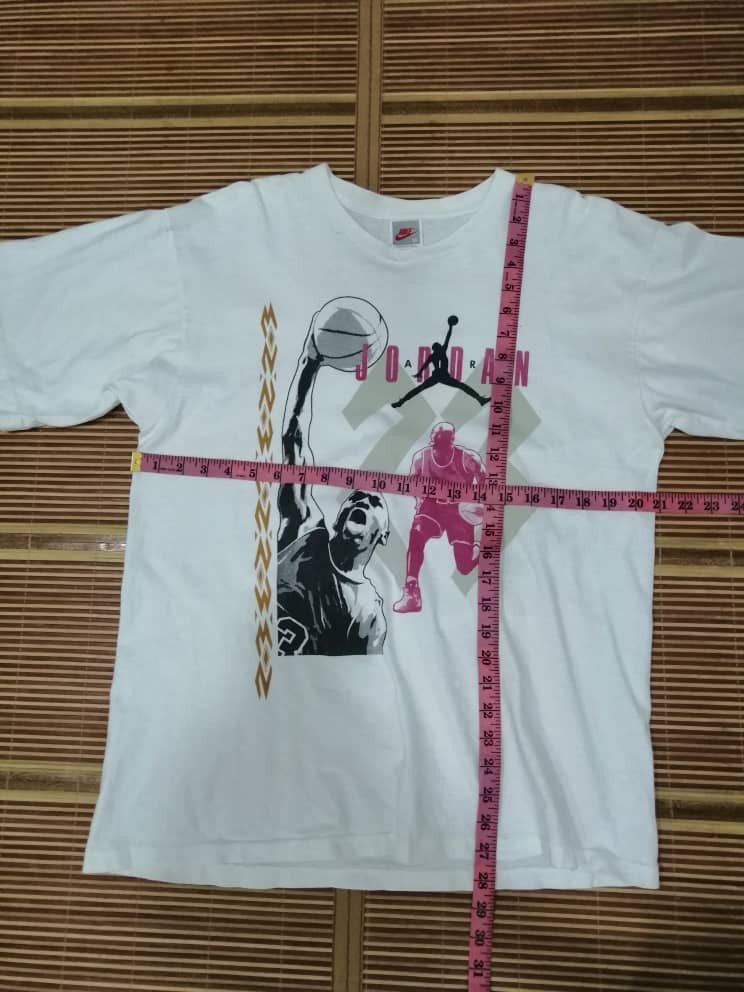 Nike × Vintage Vintage 90s Nike Tees Jordan Made in USA Size US M / EU 48-50 / 2 - 13 Thumbnail