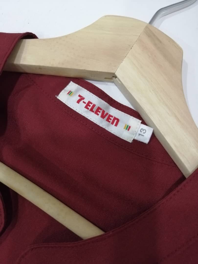 Japanese Brand × Uniform Wares × Vintage Vintage 90's Seven Eleven Shirts Uniform Wares Size US M / EU 48-50 / 2 - 4 Thumbnail