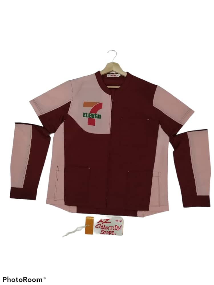 Japanese Brand × Uniform Wares × Vintage Vintage 90's Seven Eleven Shirts Uniform Wares Size US M / EU 48-50 / 2 - 1 Thumbnail