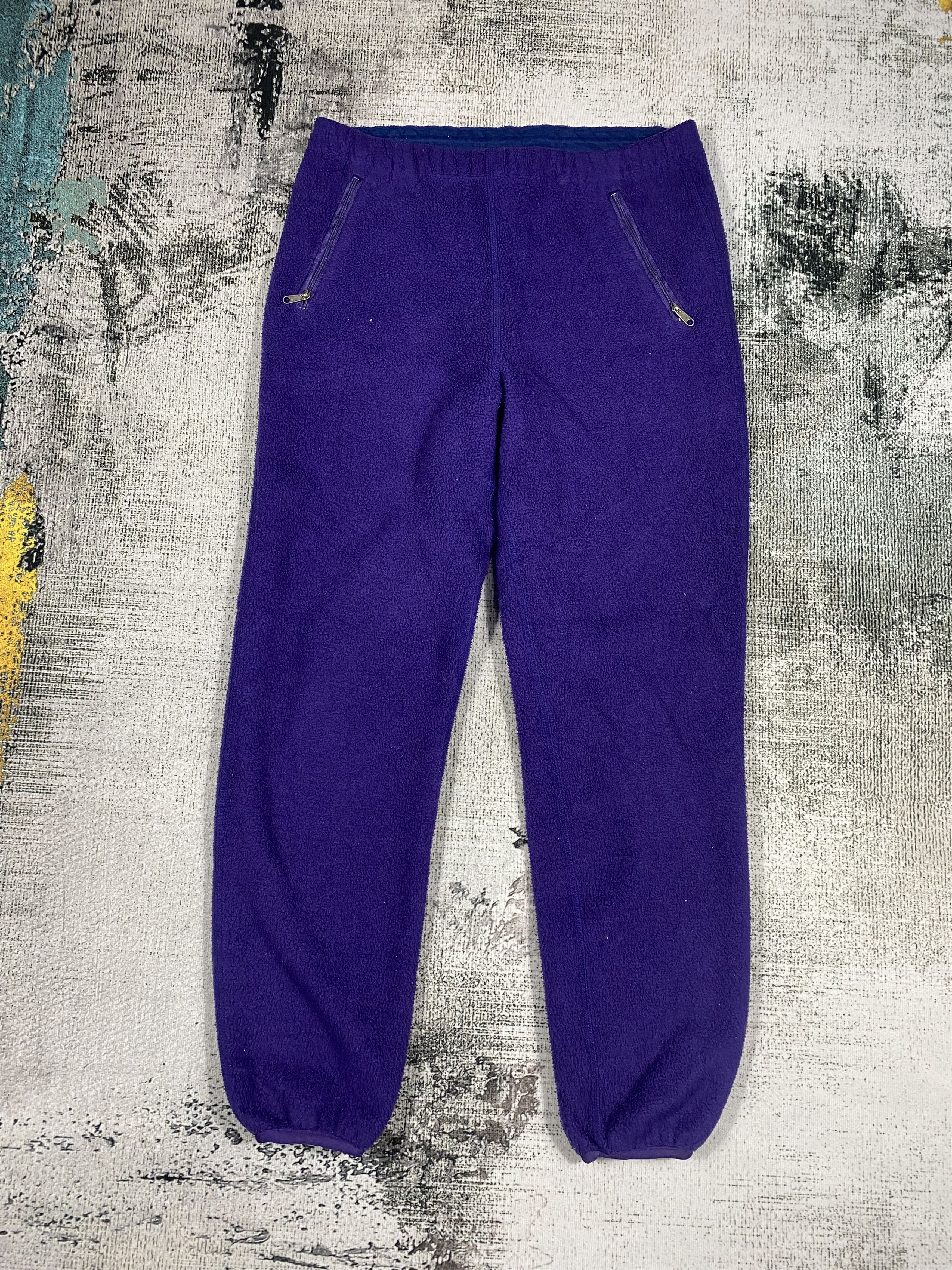 Vintage Patagonia Fleece Joggers Deep Pile