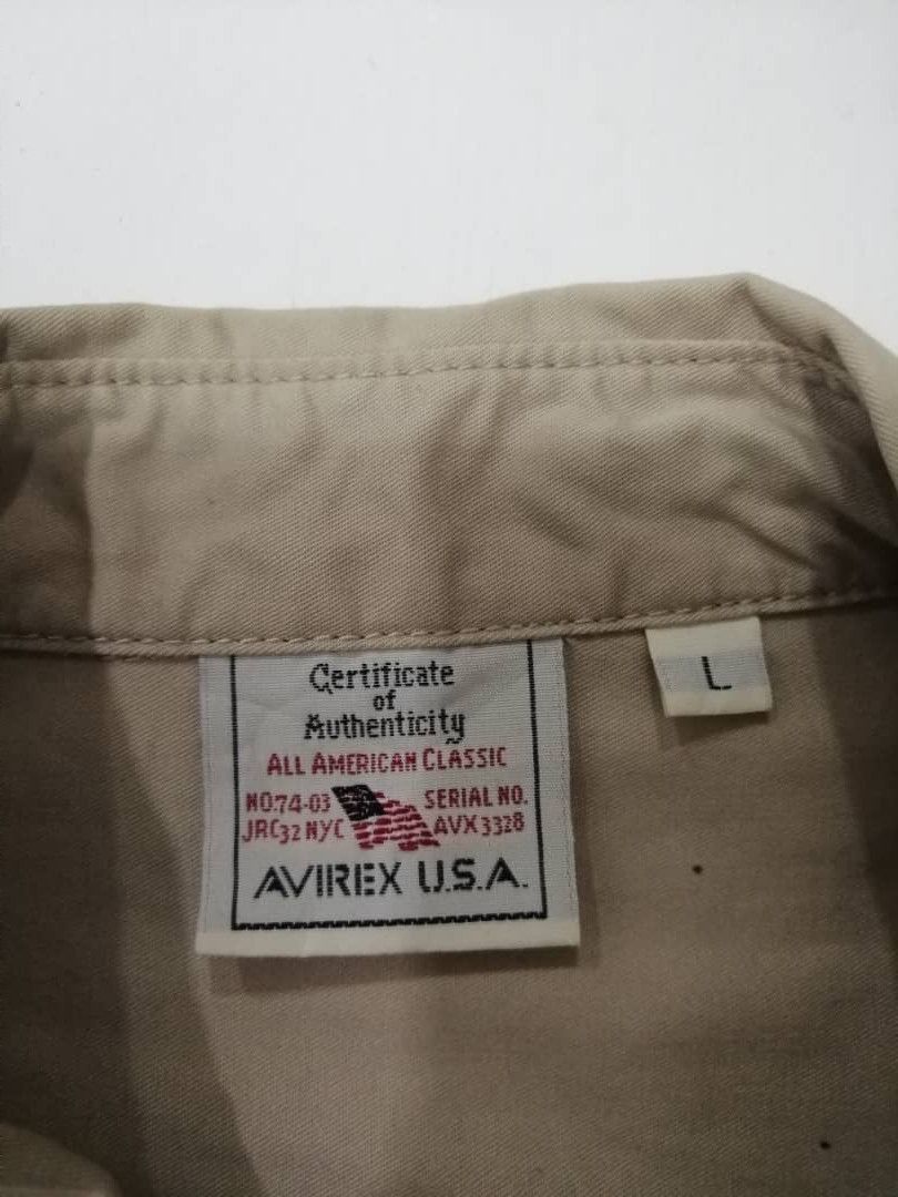 Avirex Vintage Avirex Shirts / US Army Size US L / EU 52-54 / 3 - 5 Thumbnail