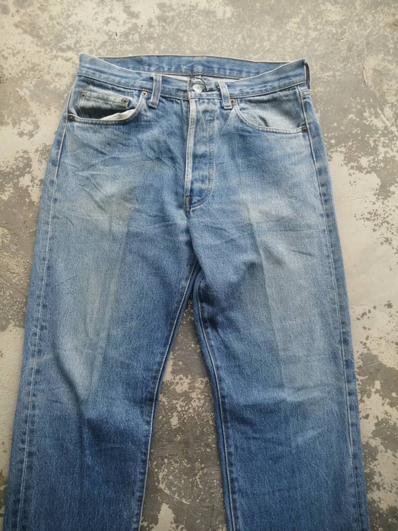 Levi's Vintage Clothing Vintage 1980s Light Wash Levi's 501 USA Jeans Released Hem Size US 30 / EU 46 - 3 Thumbnail
