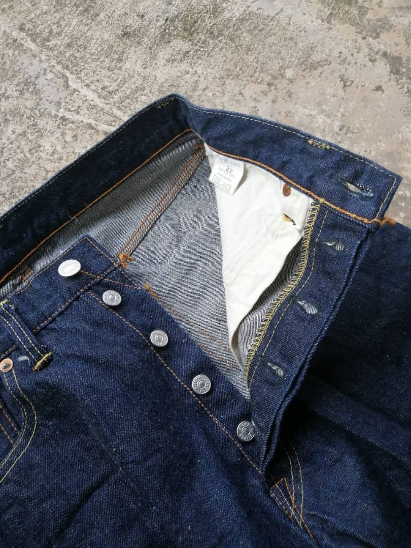 Indigo × The Silver Stone Japanese Silver Stone Redline Rebuild Cut Released Hem Size US 29 - 8 Thumbnail