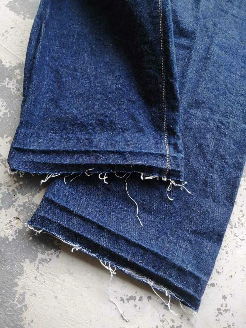 Indigo × The Silver Stone Japanese Silver Stone Redline Rebuild Cut Released Hem Size US 29 - 14 Thumbnail