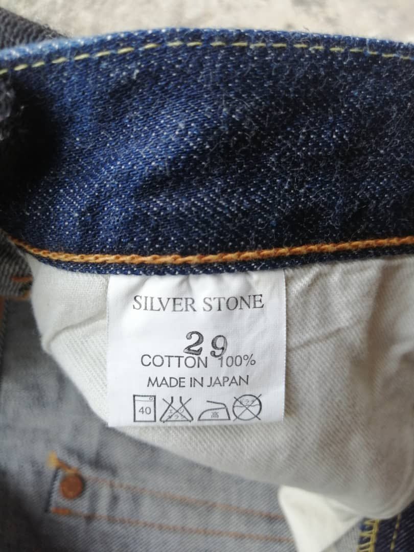 Indigo × The Silver Stone Japanese Silver Stone Redline Rebuild Cut Released Hem Size US 29 - 11 Thumbnail