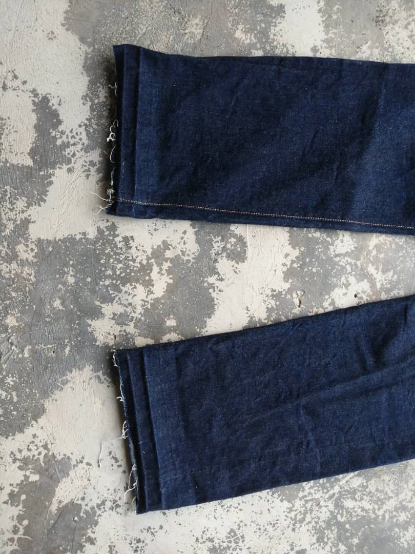 Indigo × The Silver Stone Japanese Silver Stone Redline Rebuild Cut Released Hem Size US 29 - 13 Thumbnail