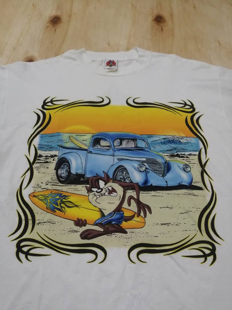 Cartoon Network × Vintage Vintage 1997 Looney Tunes Gpahic Tees Space Jams Size US L / EU 52-54 / 3 - 3 Thumbnail
