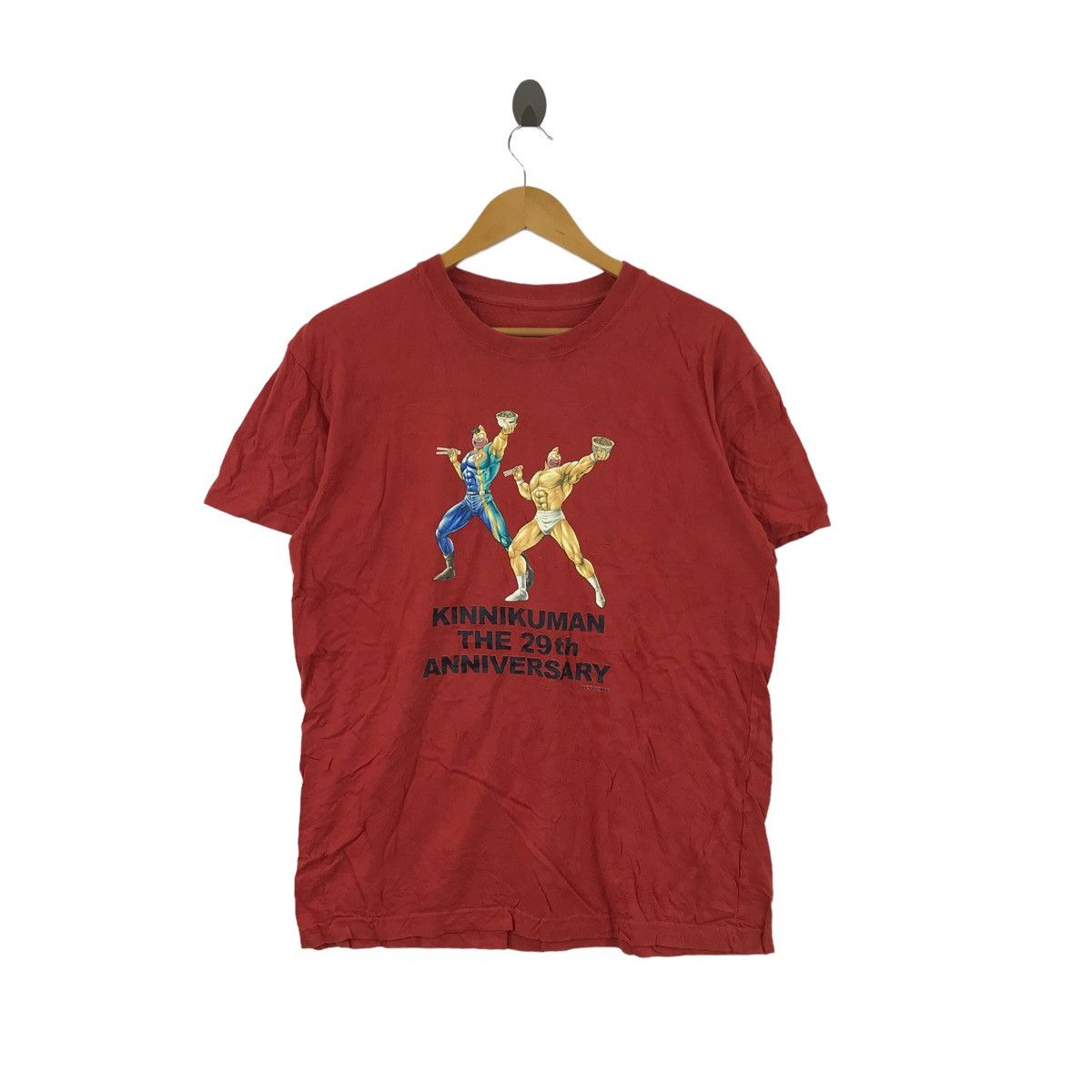 Vtg KINNIKUMAN YUDETAMAGK ANIME 29th Anni Mange Tee Shirt