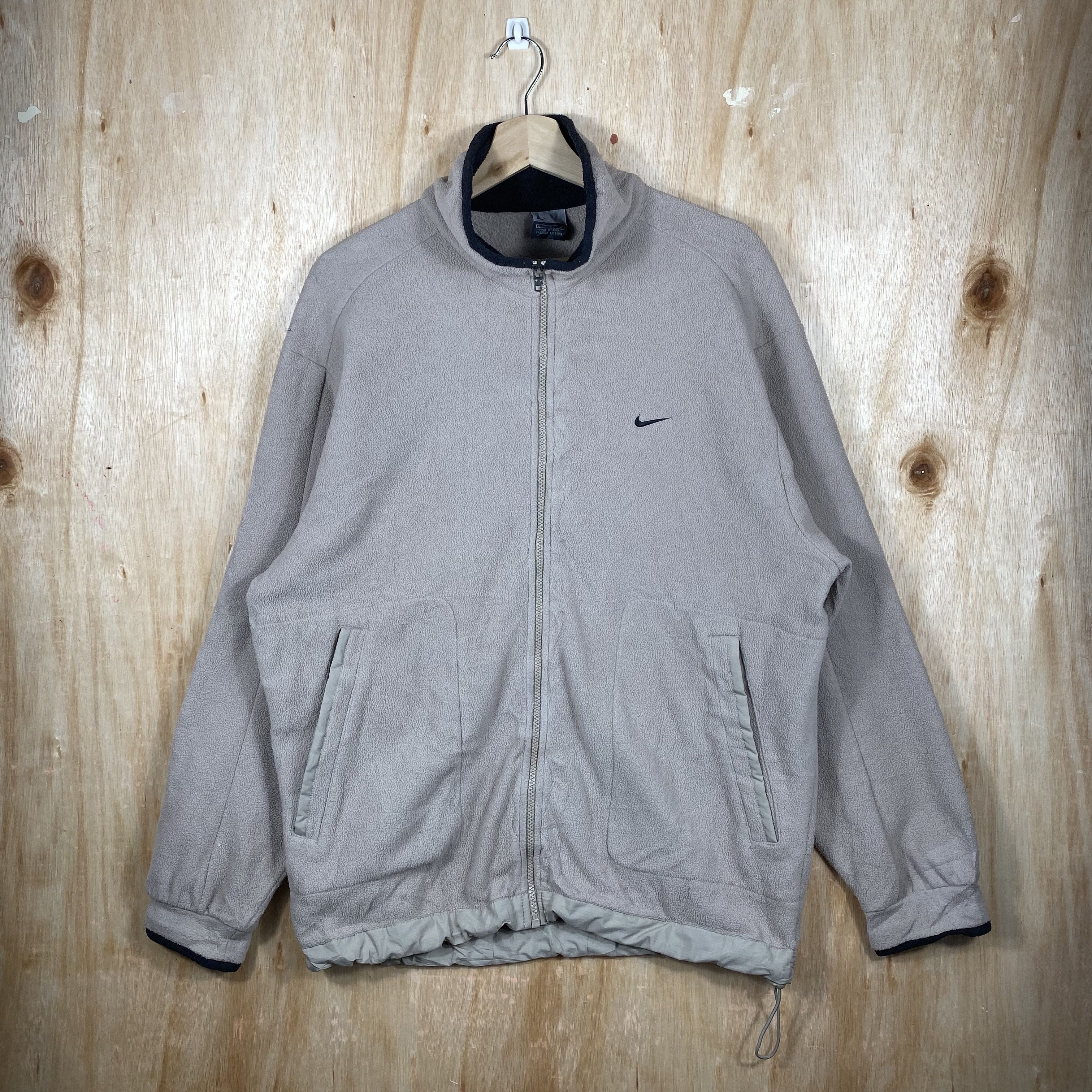 Nike Vintage Nike Fleece Zipper Jacket Sweaters Grailed