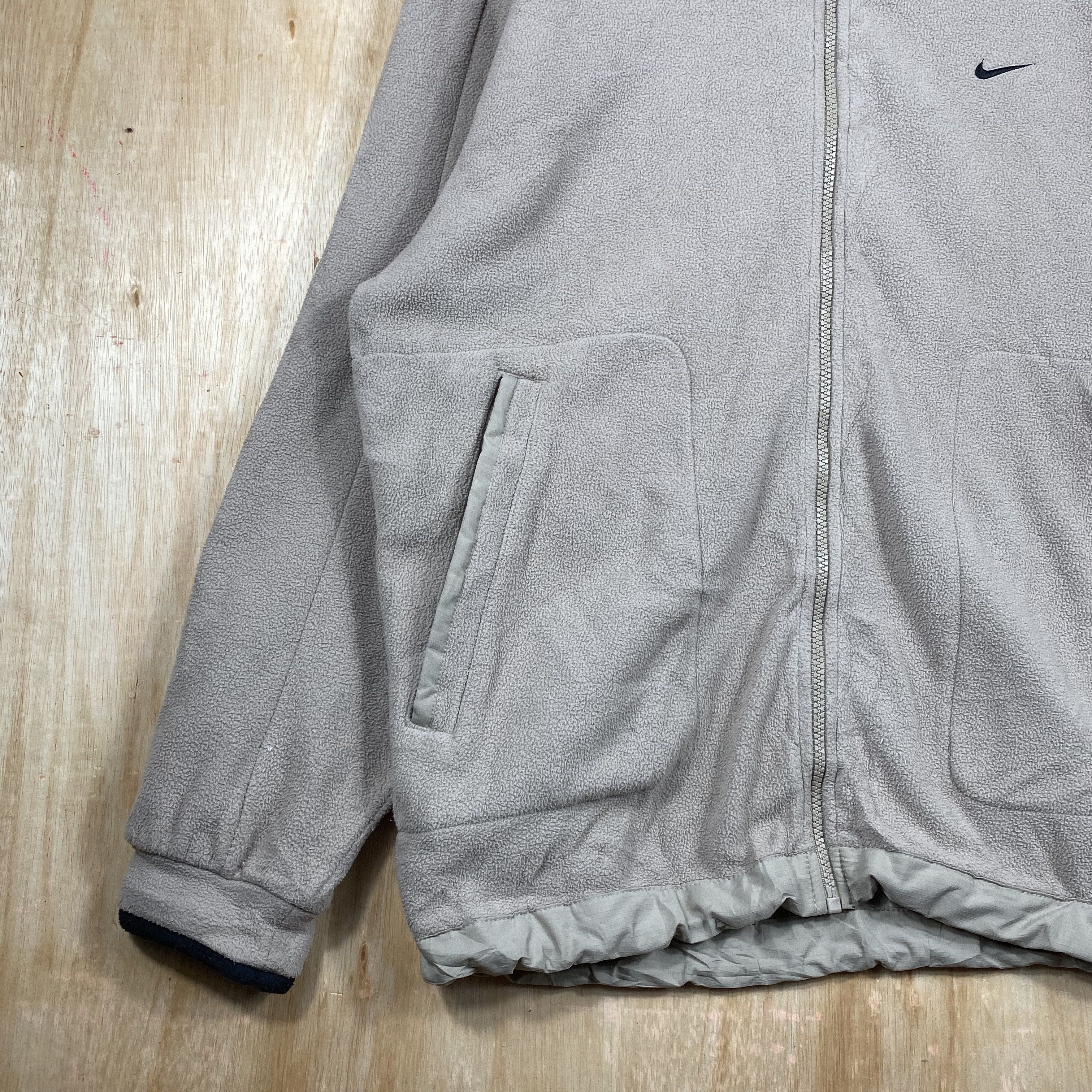 Nike Vintage Nike Fleece Zipper Jacket Sweaters Size US L / EU 52-54 / 3 - 9 Thumbnail