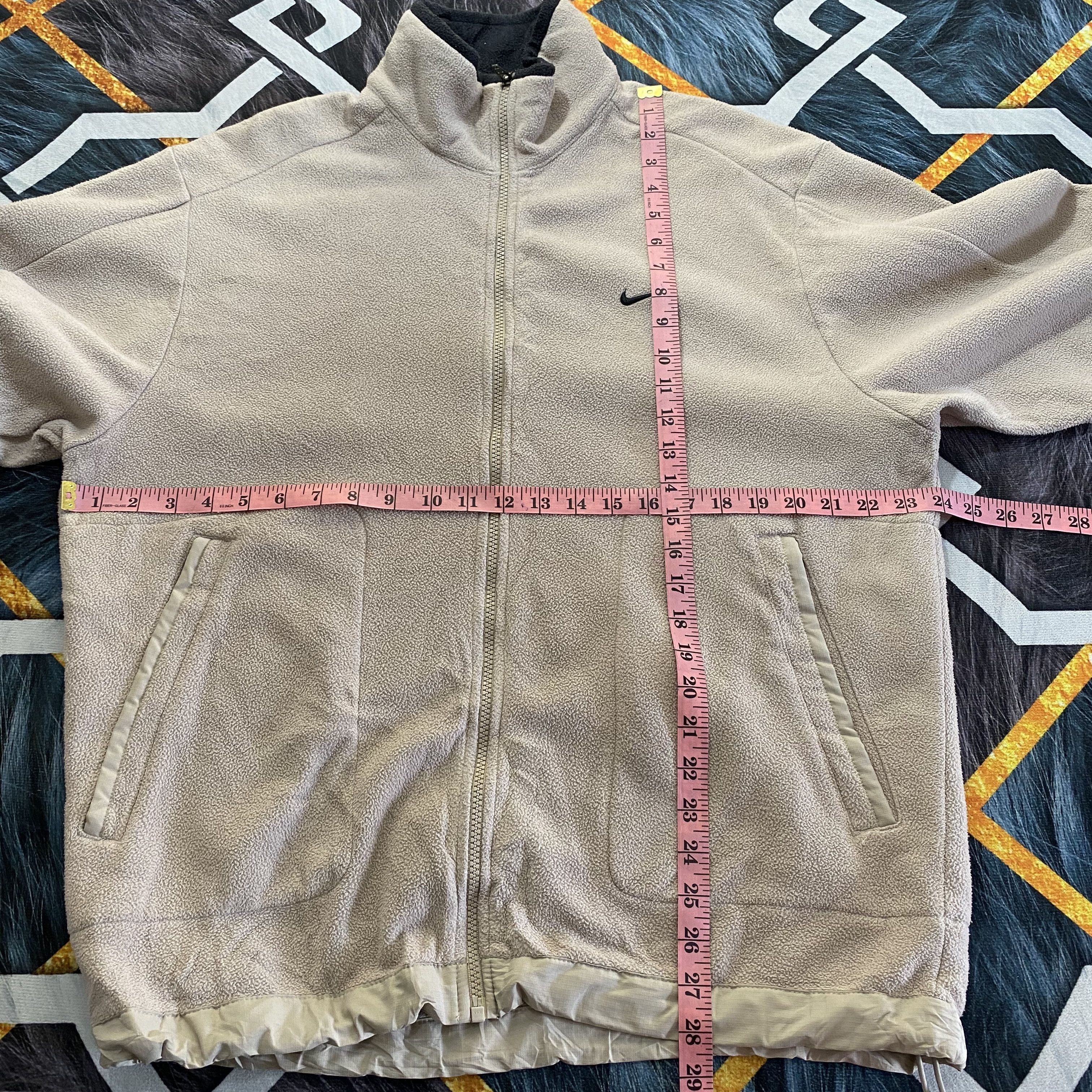 Nike Vintage Nike Fleece Zipper Jacket Sweaters Size US L / EU 52-54 / 3 - 14 Thumbnail