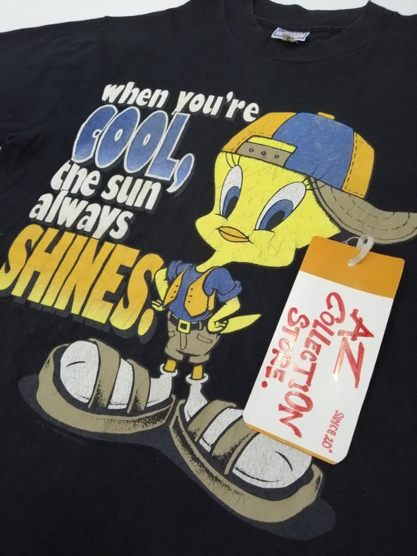 Cartoon Network Vintage 90s Tweety Looney Tunes Tees Made in USA Size US L / EU 52-54 / 3 - 3 Thumbnail