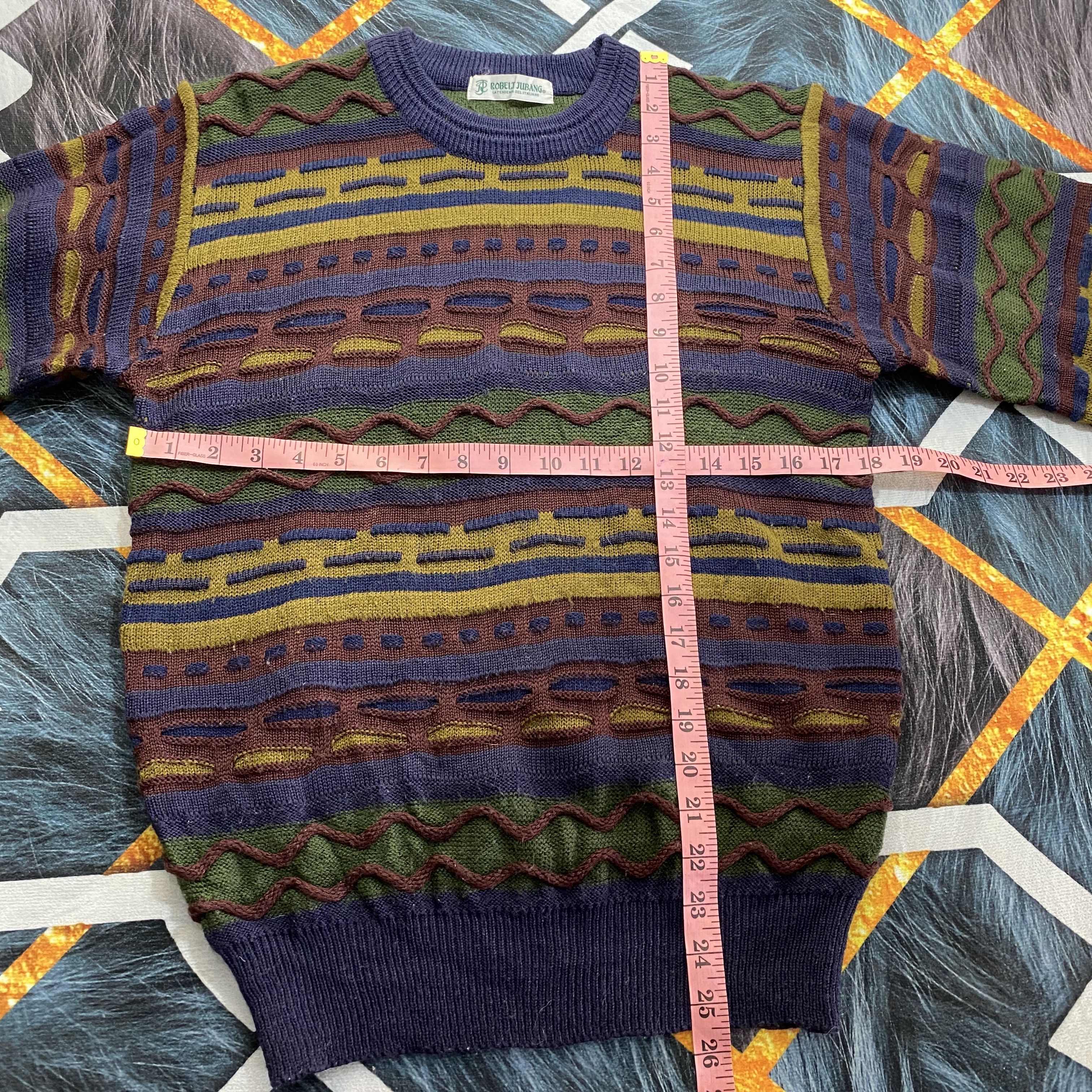 Vintage Robelt Jubang like Coogi Knitwear Sweater Size US S / EU 44-46 / 1 - 10 Thumbnail