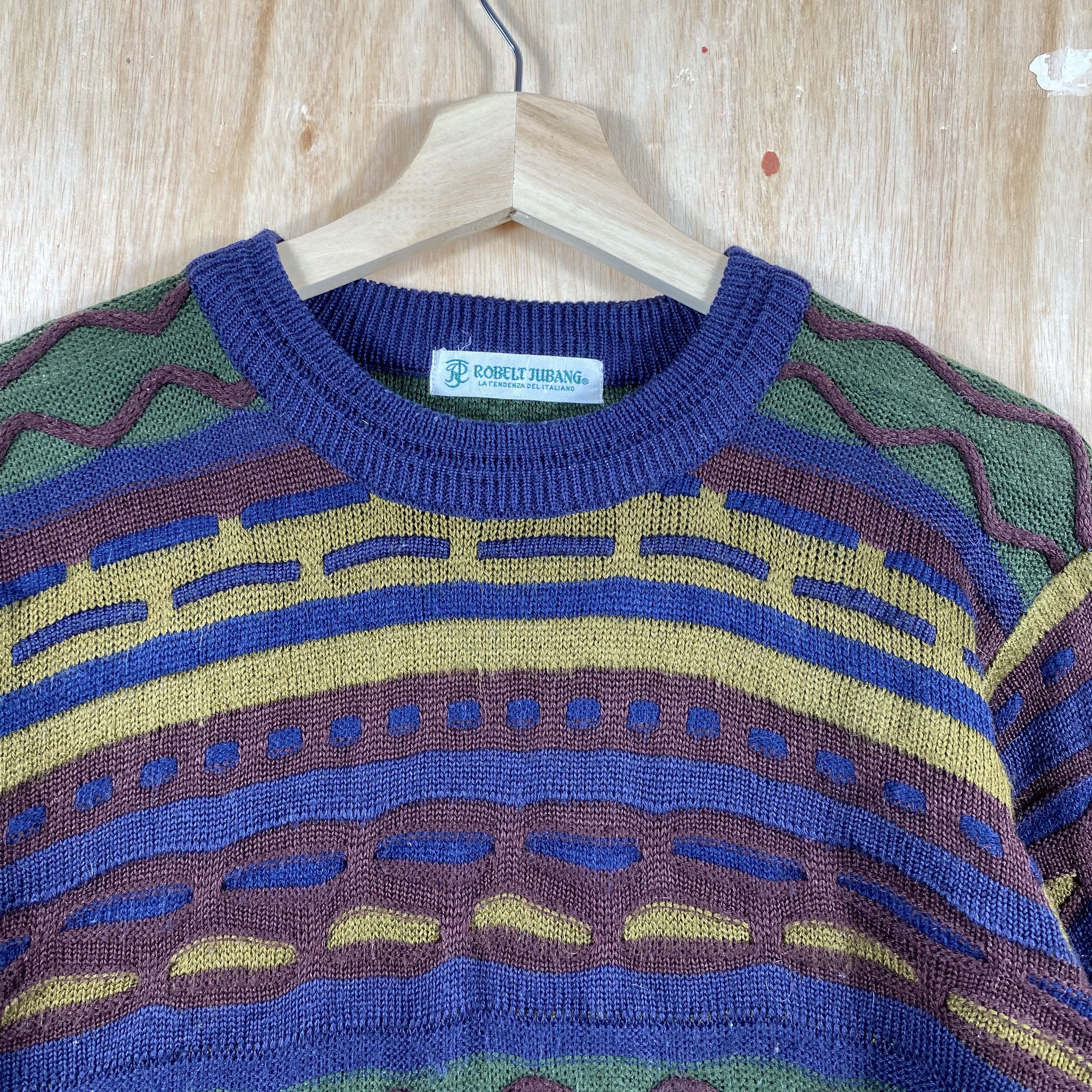 Vintage Robelt Jubang like Coogi Knitwear Sweater Size US S / EU 44-46 / 1 - 6 Thumbnail