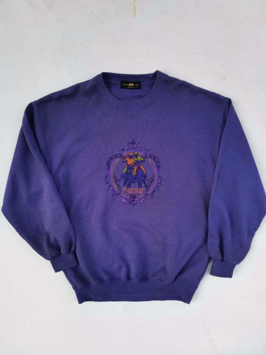 Monte Carlos Polo Club Embroidered logo Sweatshirt