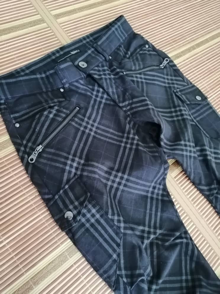 Mossimo × Seditionaries Mossimo Pants Multi Pocket Zipper Cargos Punk Style Size US 32 / EU 48 - 5 Thumbnail