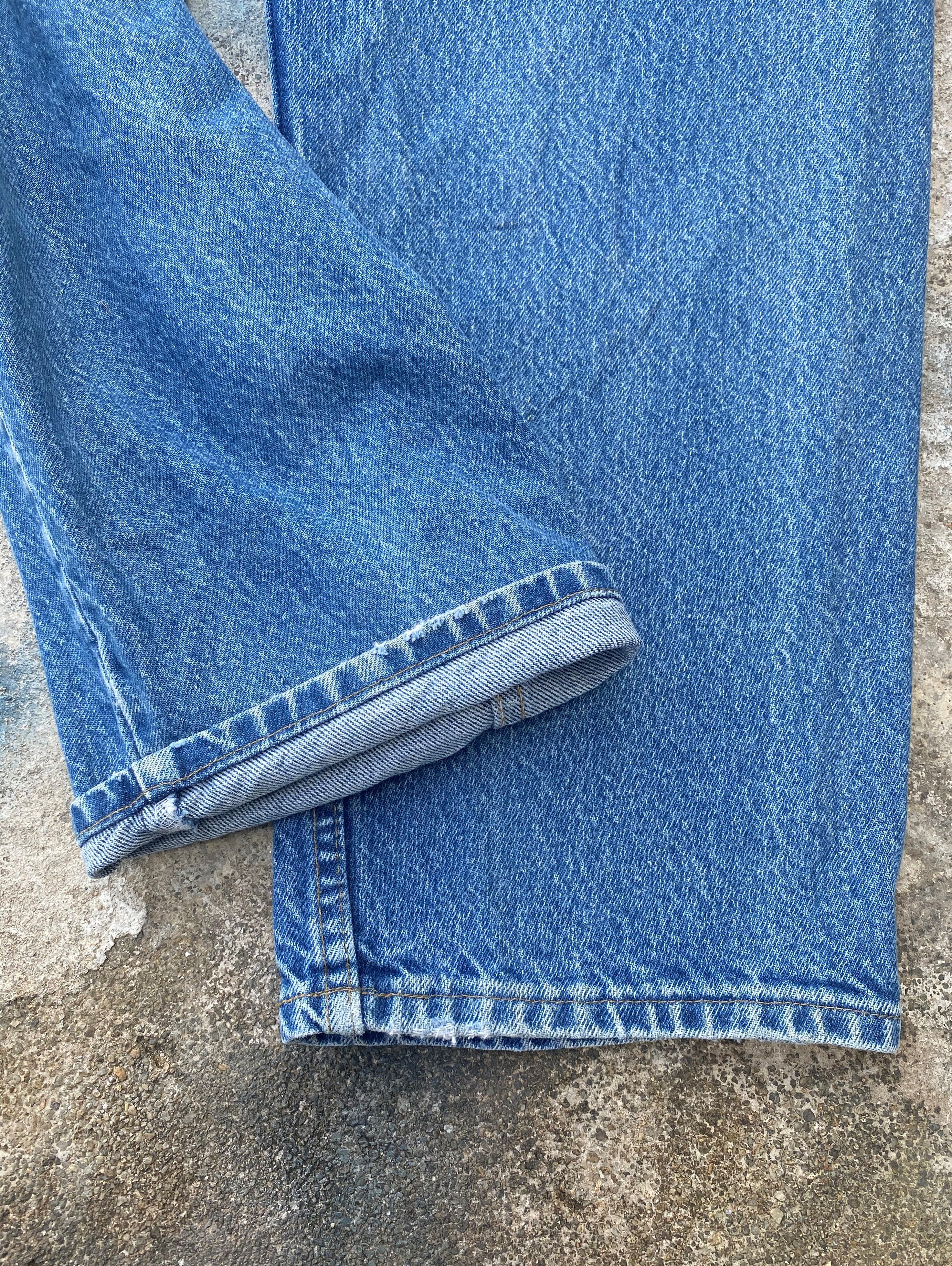 Carhartt × Vintage Vintage Carhatt Stone Wash Blue Denim Size 40 x 34 Size US 40 / EU 56 - 15 Thumbnail