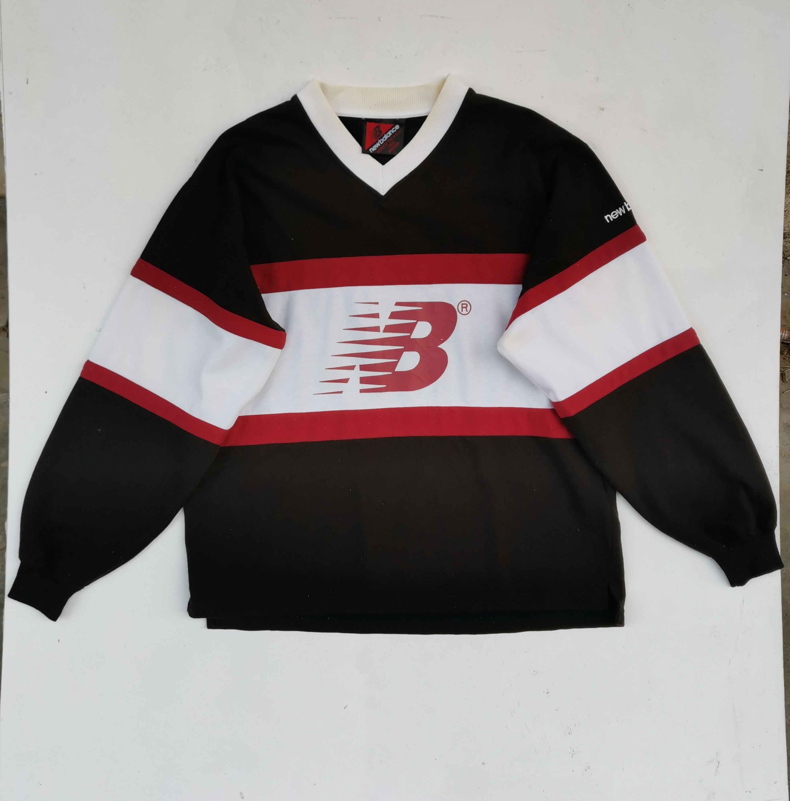 New Balance Vintage New Balance Big Logo Sweatshirt Size US L / EU 52-54 / 3 - 7 Thumbnail