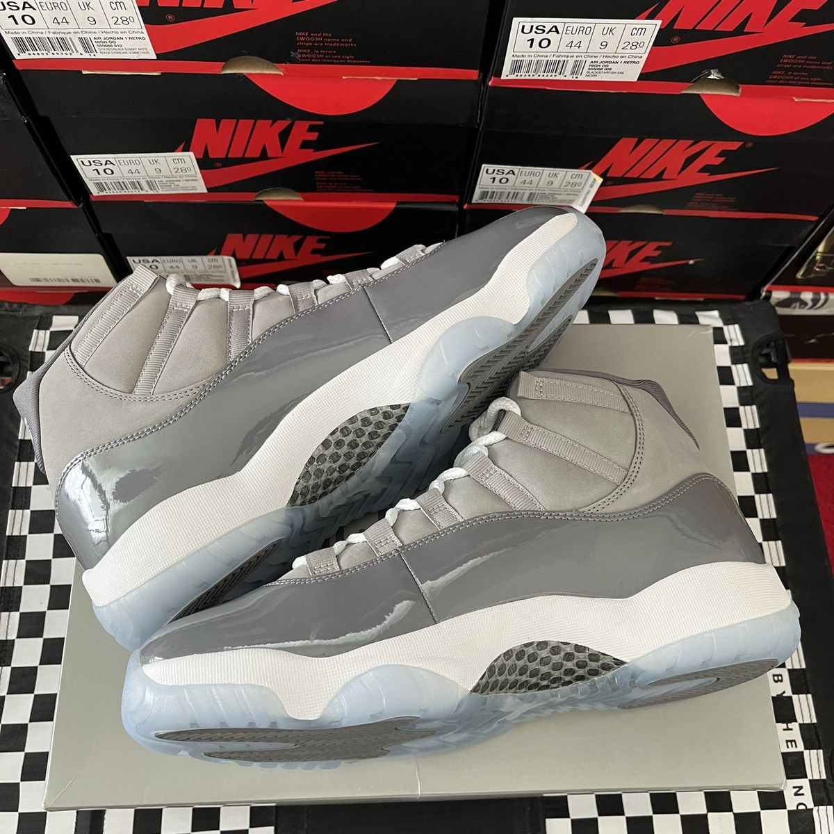 Jordan Brand Air Jordan 11 Retro Cool Grey 2021 CT8012-005 Size 10.5 Size US 10.5 / EU 43-44 - 17 Thumbnail